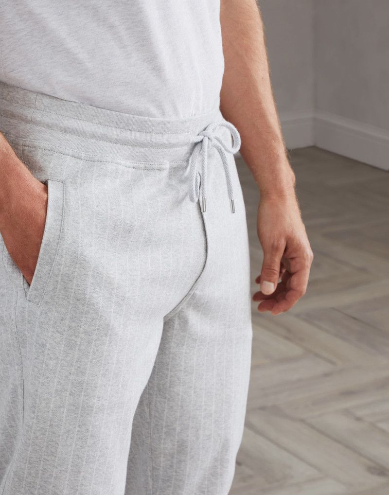 Brunello Cucinelli o1w1db10326 Cashmere Pant in White Size US 34 / EU 50 - 3 Thumbnail
