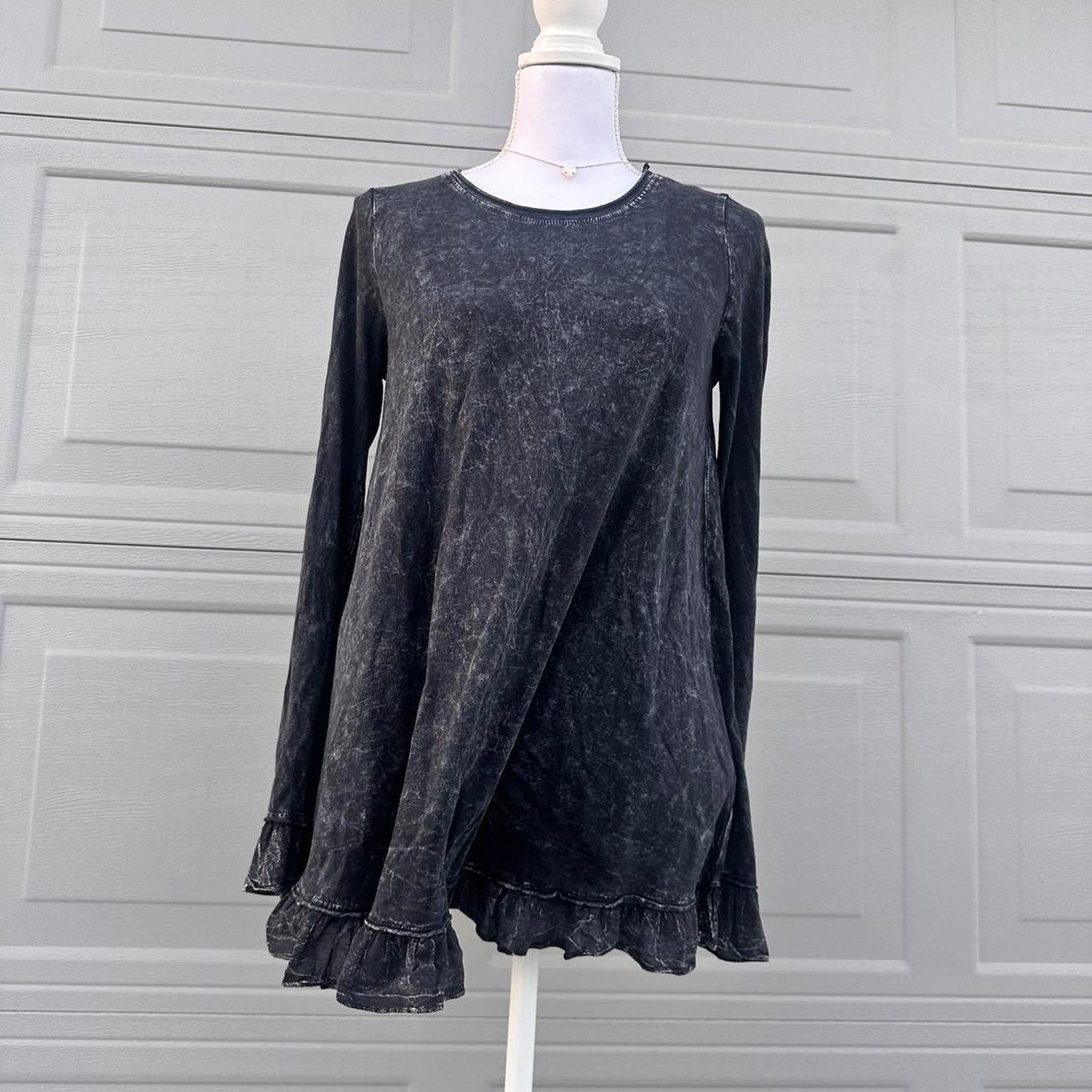 & Other Stories Altard State Size Small Black Marled Flowy Dress Size S / US 4 / IT 40 - 6 Thumbnail