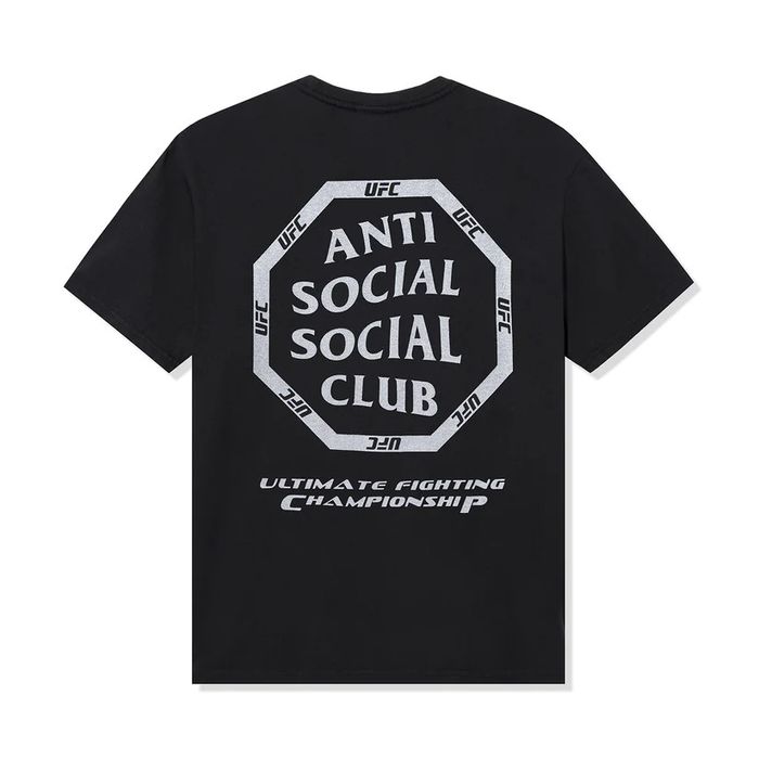 Anti Social Social Club ASSC x UFC Ultimatum Tee Black Anti Social