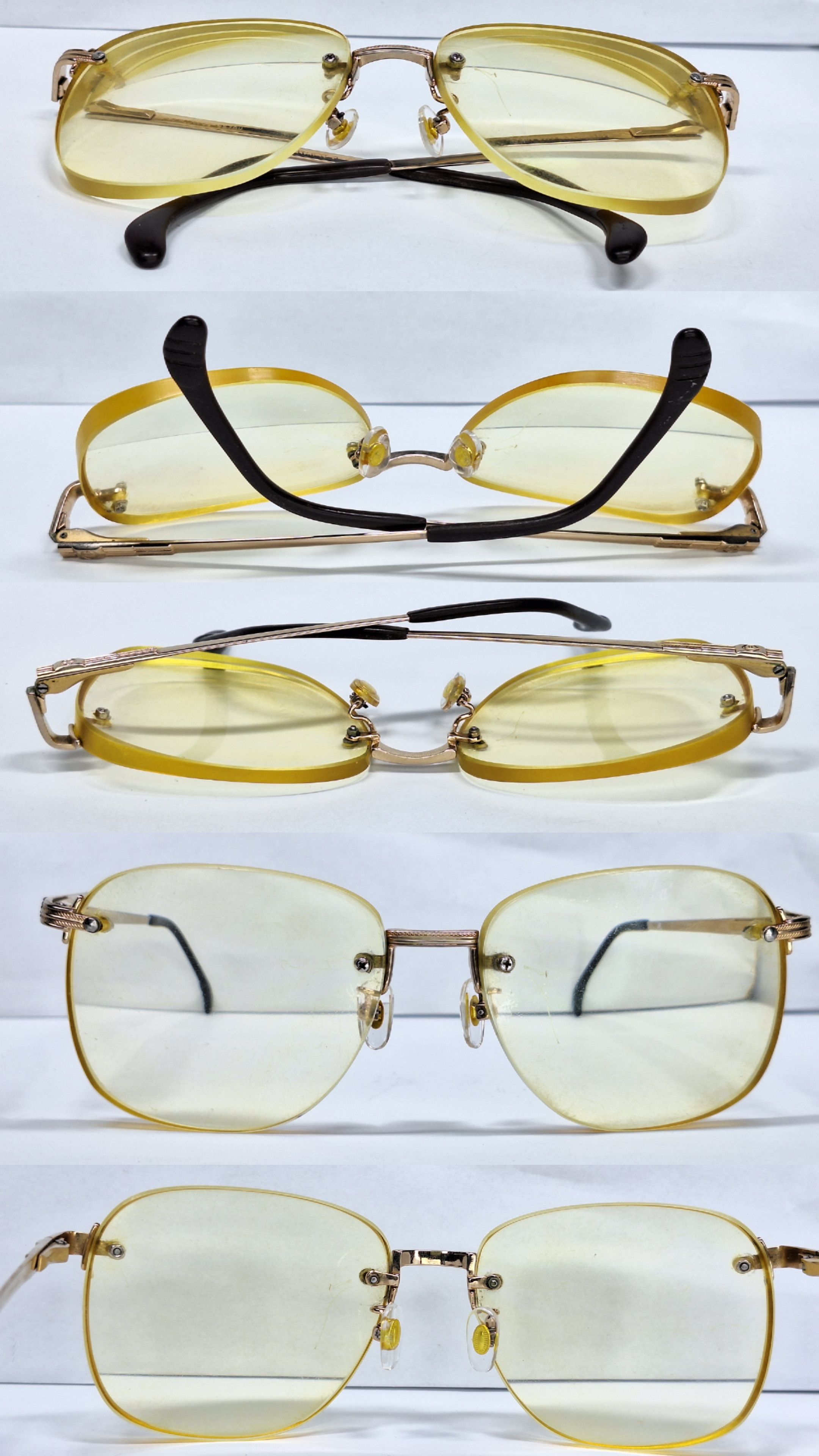 Sergio Tacchini Sergio Tacchini SG-6570U Pure Titanium Rimless Glasses Japan Size ONE SIZE - 8 Thumbnail