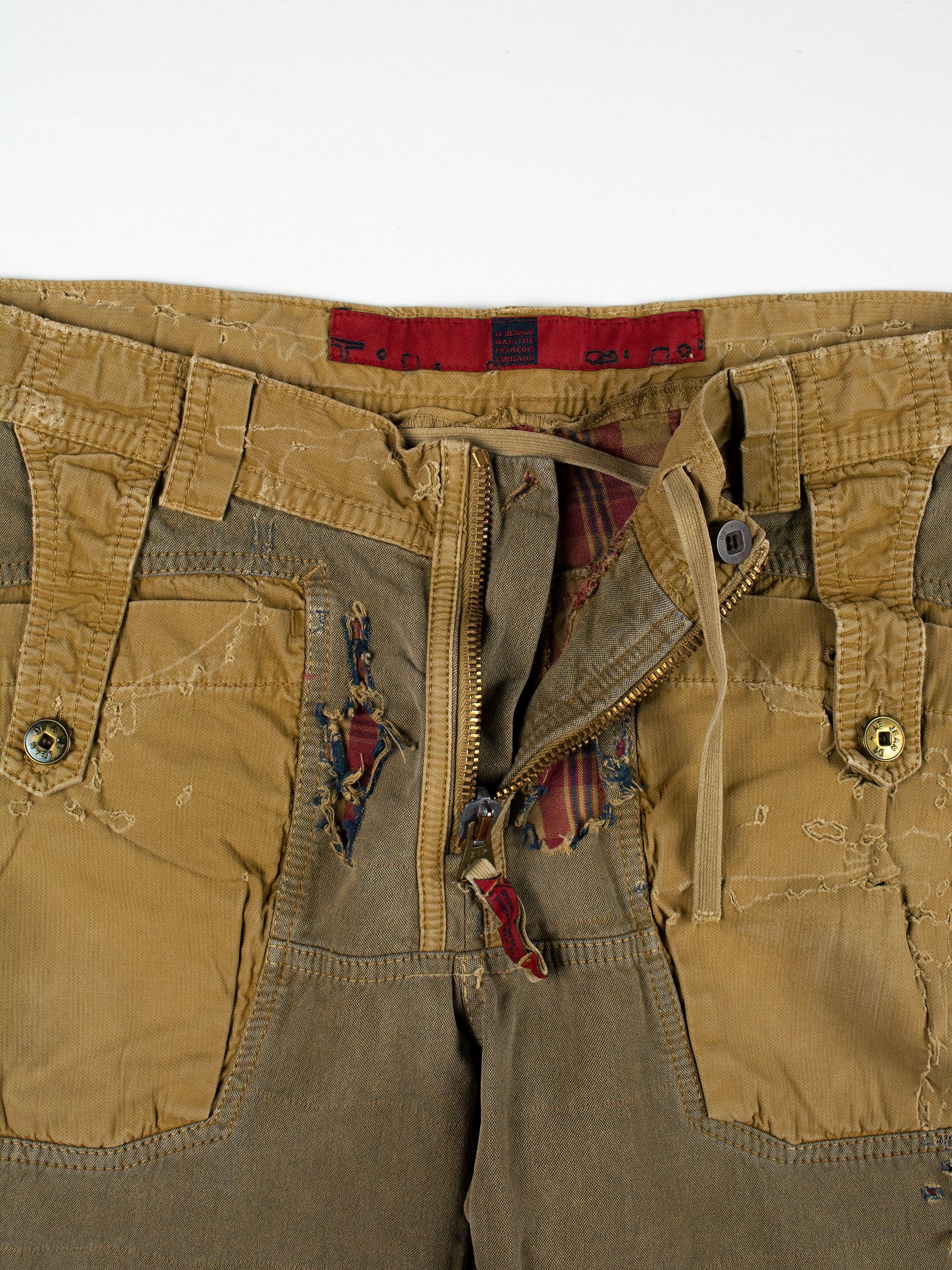 Marithe + Francois Girbaud RARE Marithé + François Girbaud destroyed cargo pants Size US 32 / EU 48 - 6 Thumbnail