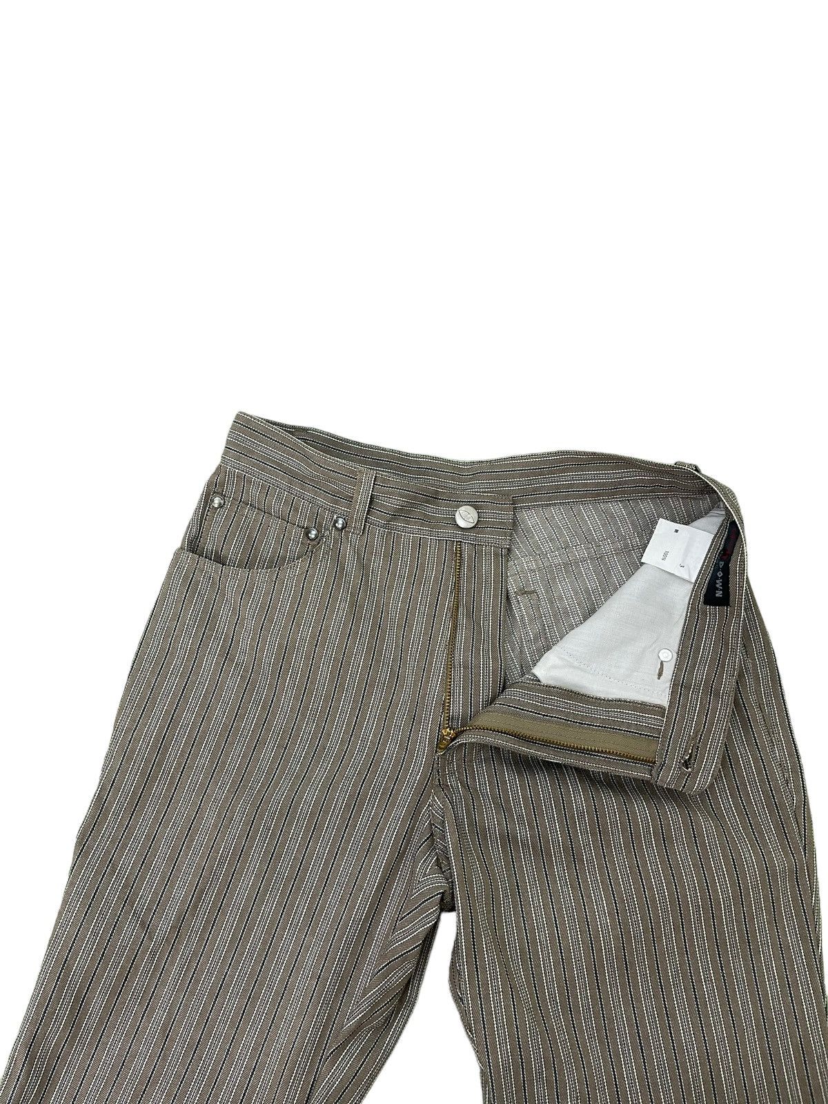 Japanese Brand Flare Jeans Countdown Japan Striped Boot Cut 8🟦5 Size US 29 - 17 Thumbnail