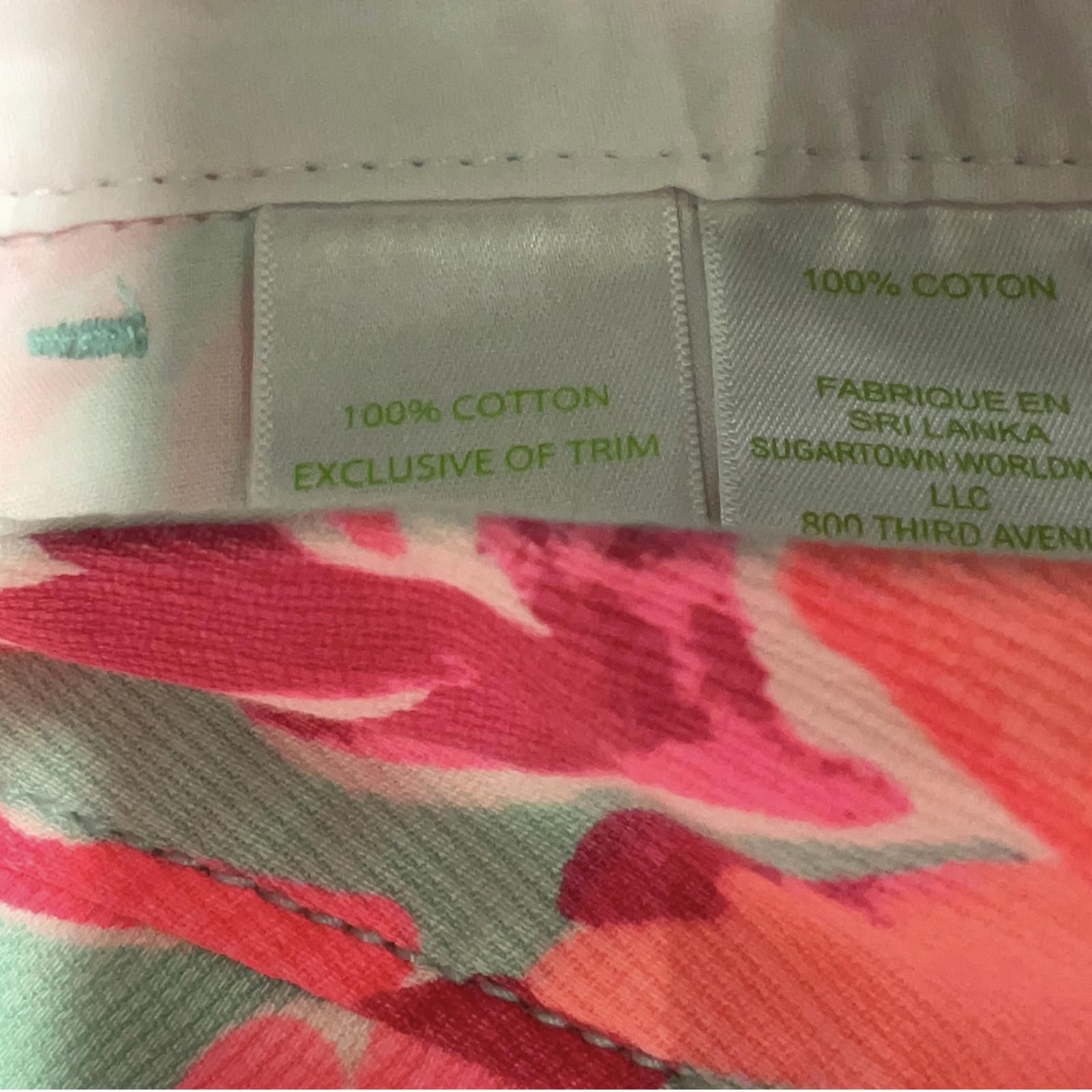 Other Lilly Pulitzer Paisley Print Scalloped Hem Shorts Size 2 Size 26" / US 2 / IT 38 - 4 Thumbnail