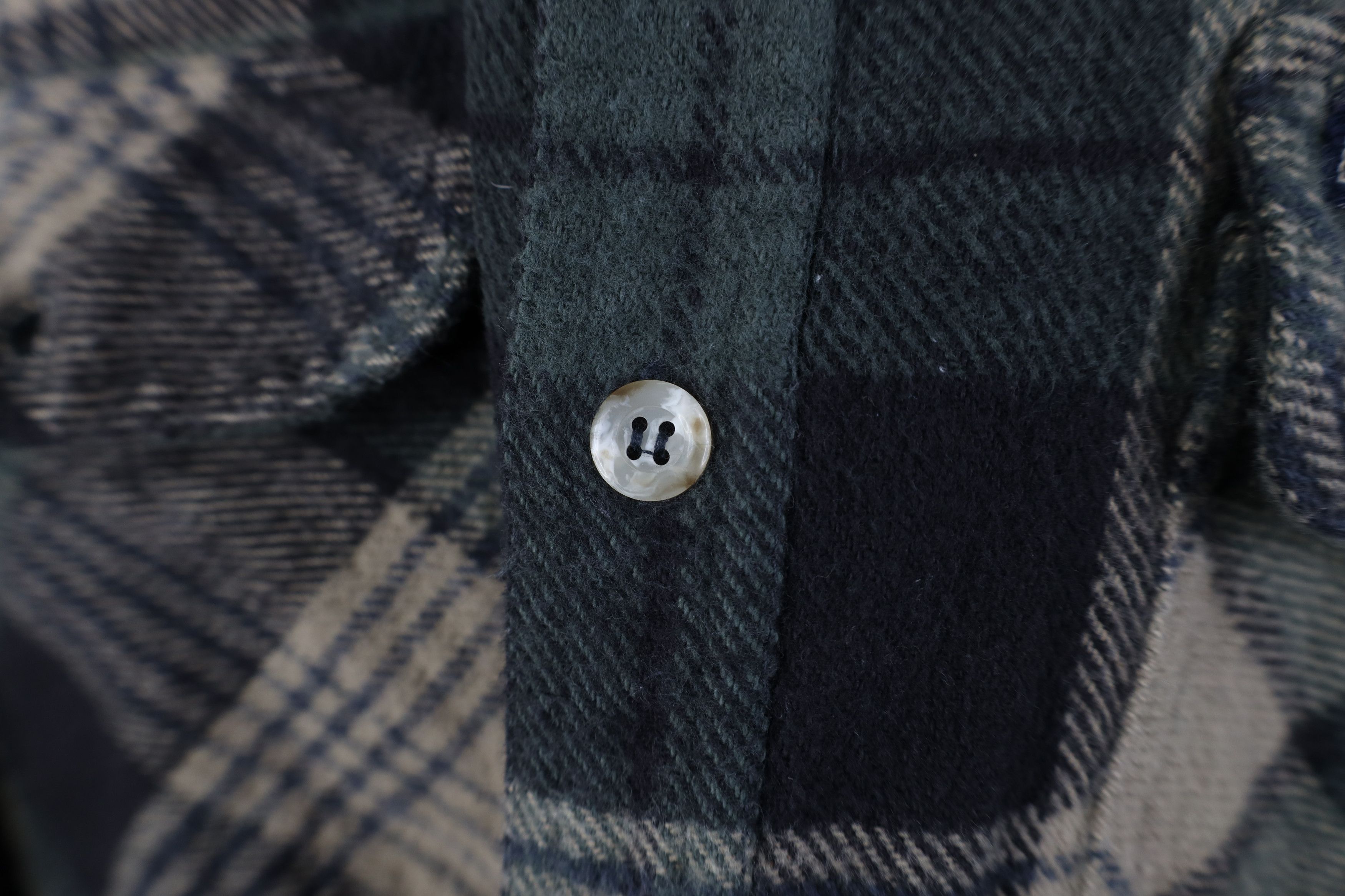 Dickies Vintage 90s Dickies Heavyweight Flannel Button Shirt Plaid Size US L / EU 52-54 / 3 - 6 Thumbnail