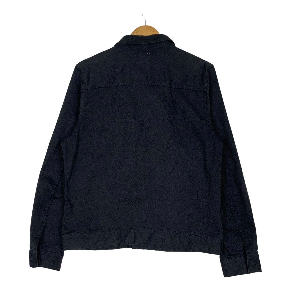 Japanese Brand VICTIM & CO Black Plain Casual Jacket #0958-C42 Size US L / EU 52-54 / 3 - 15 Thumbnail