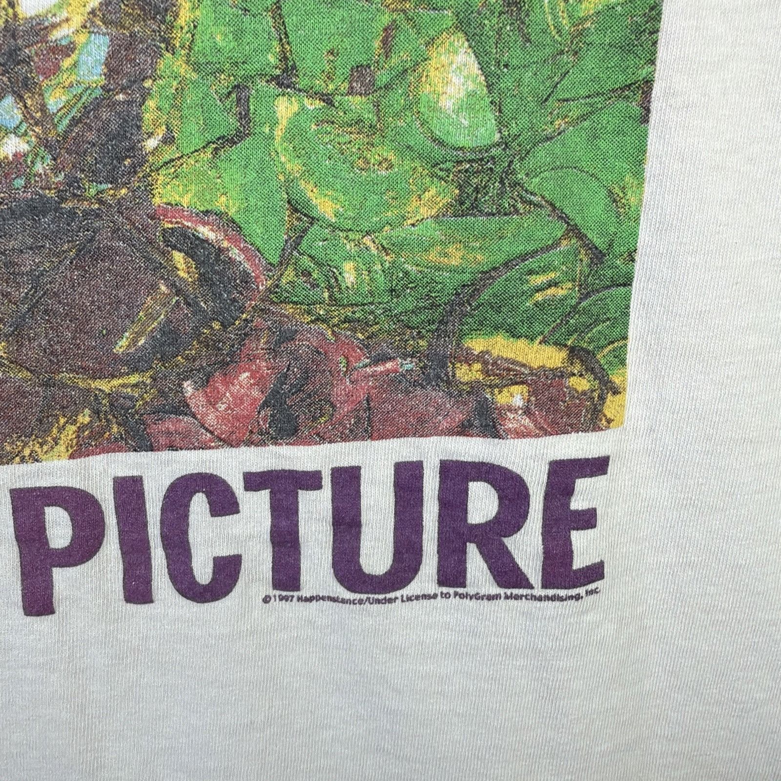 Band Tees Vintage Elton John Shirt Mens XL White 90s Band Big Picture Size US XL / EU 56 / 4 - 5 Thumbnail