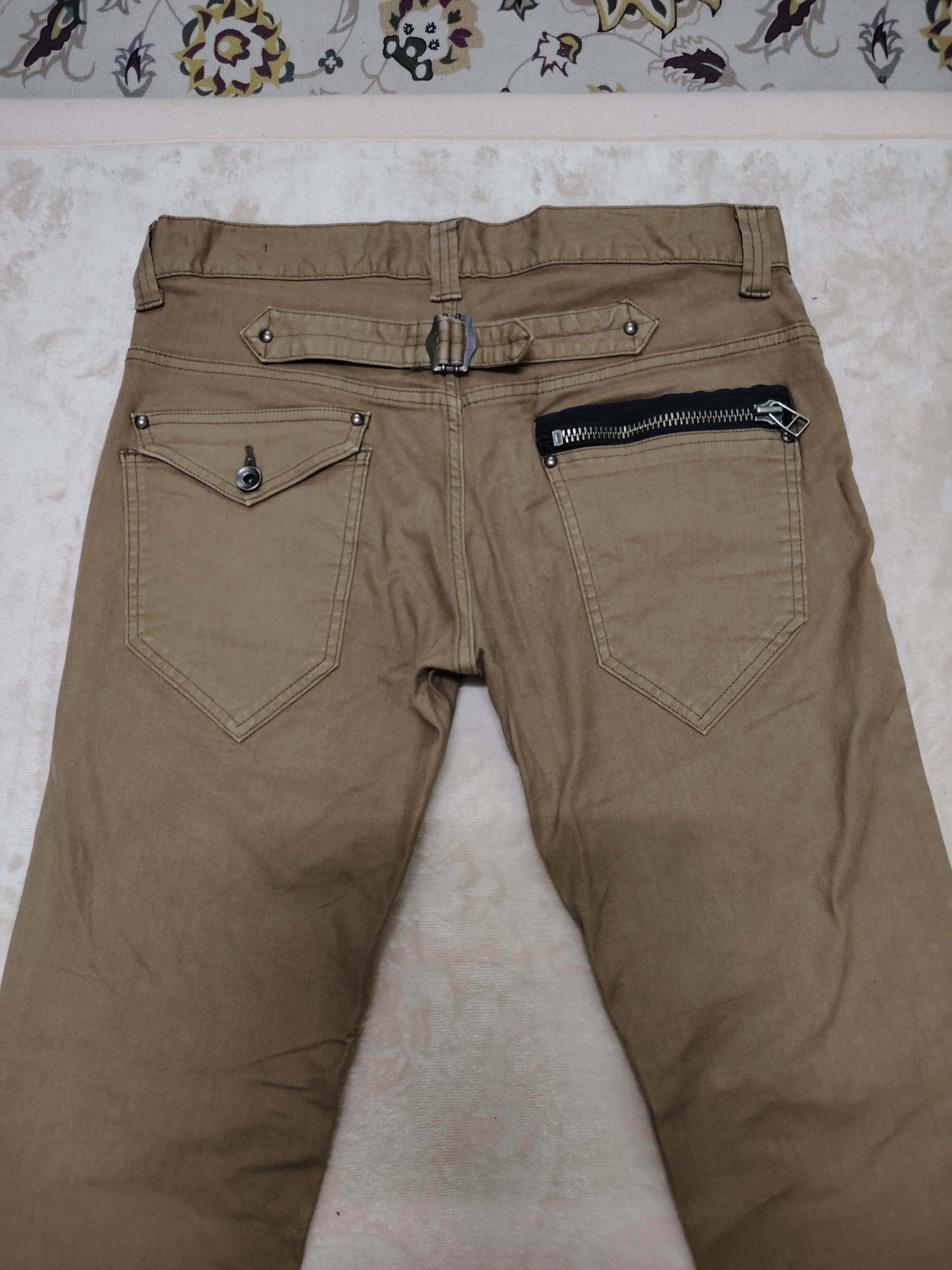 semanticdesign Semantic Design Buckleback Stretchable Brown Jeans Size US 34 / EU 50 - 5 Thumbnail