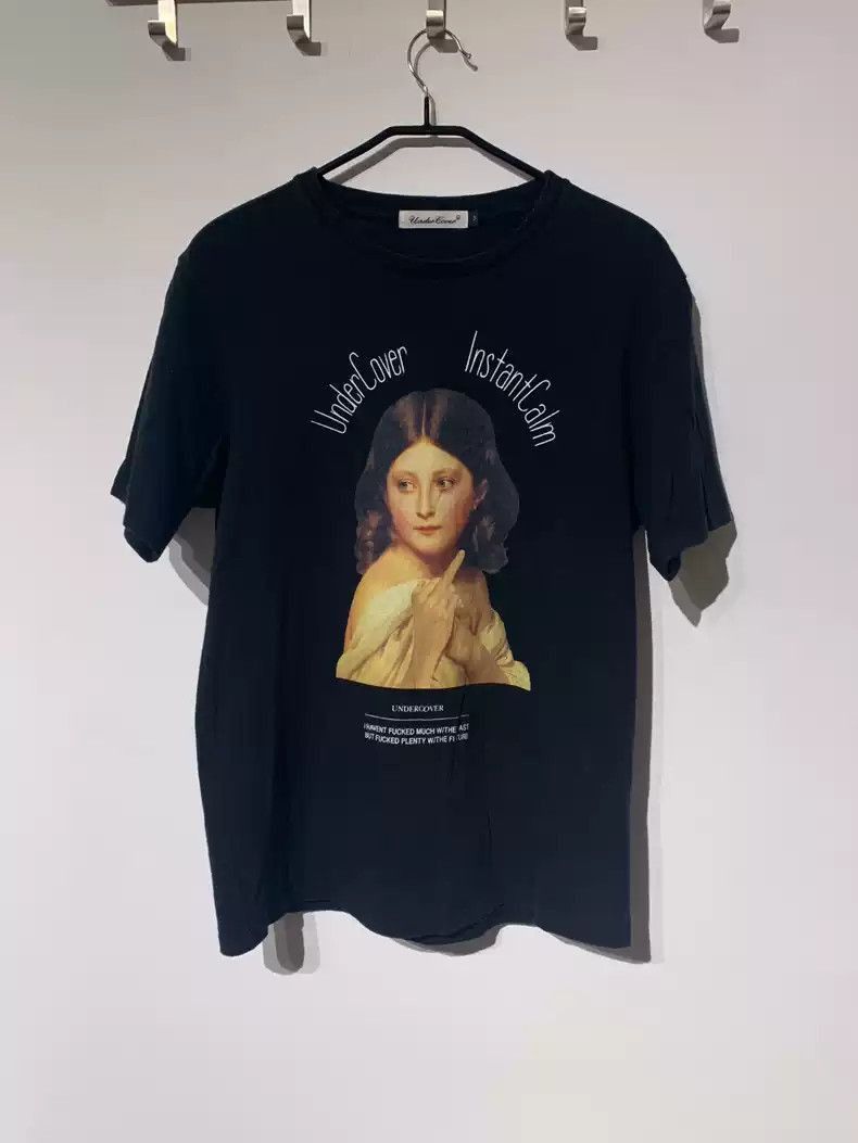 undercover middle finger short sleeve tee