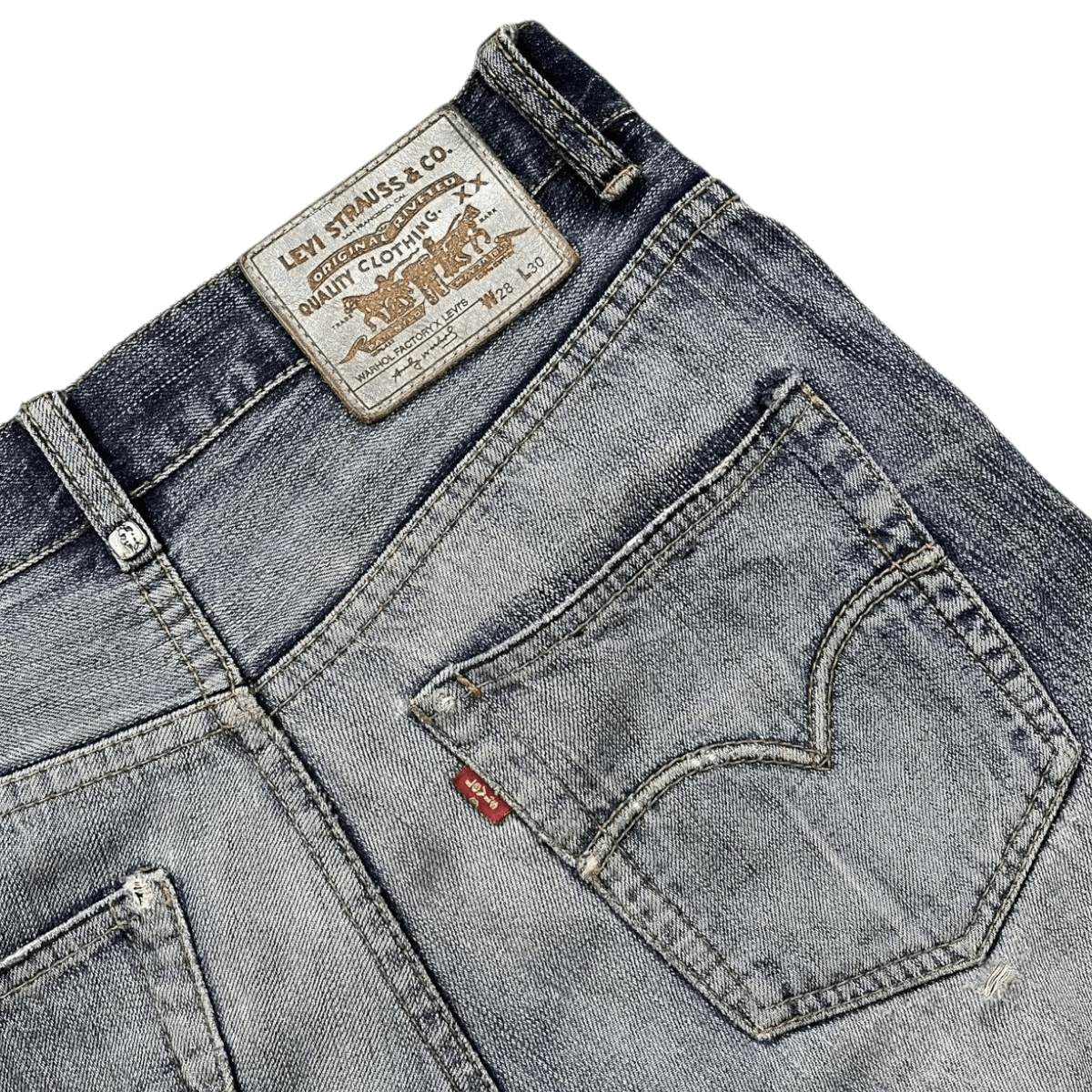 Andy Warhol × Levi's RARE Levi's X Andy Warhol Patchwork Selvedge Denim Size US 28 / EU 44 - 6 Thumbnail