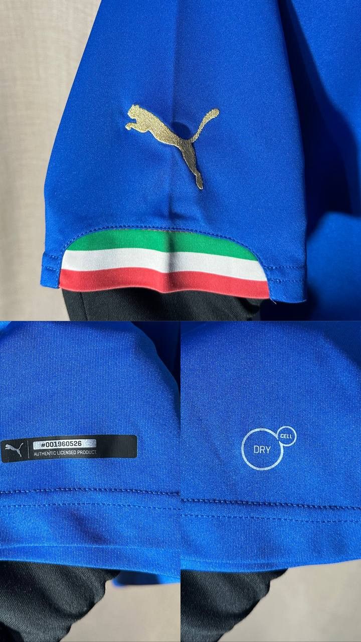 Puma Italy 2014 - 2015 Home Puma Football Shirt Jersey Soccer Size US L / EU 52-54 / 3 - 2 Thumbnail