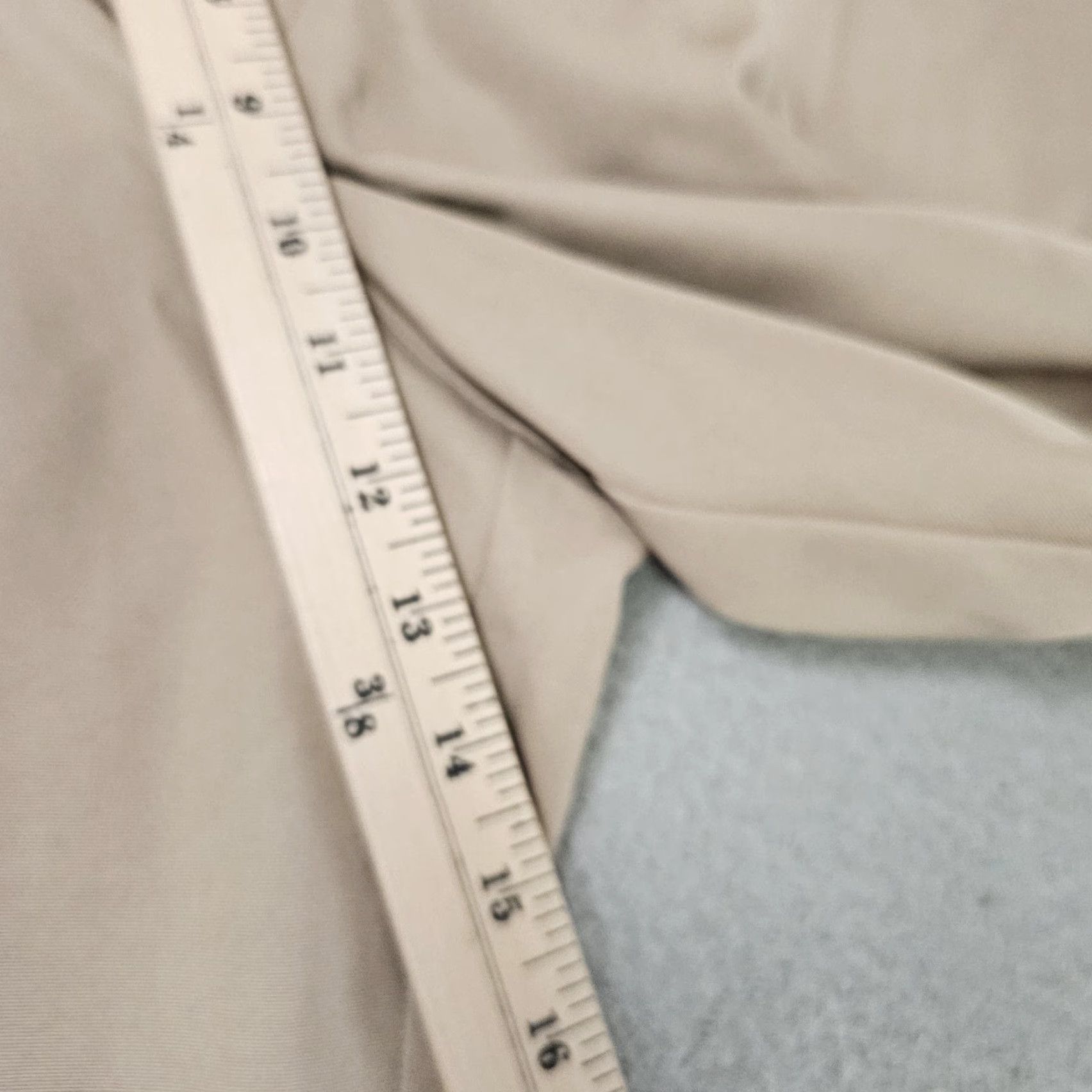 Nike Nike Dress Pants Mens 36x32 Beige Polyester Flat Front Business Casual Size US 36 / EU 52 - 3 Thumbnail