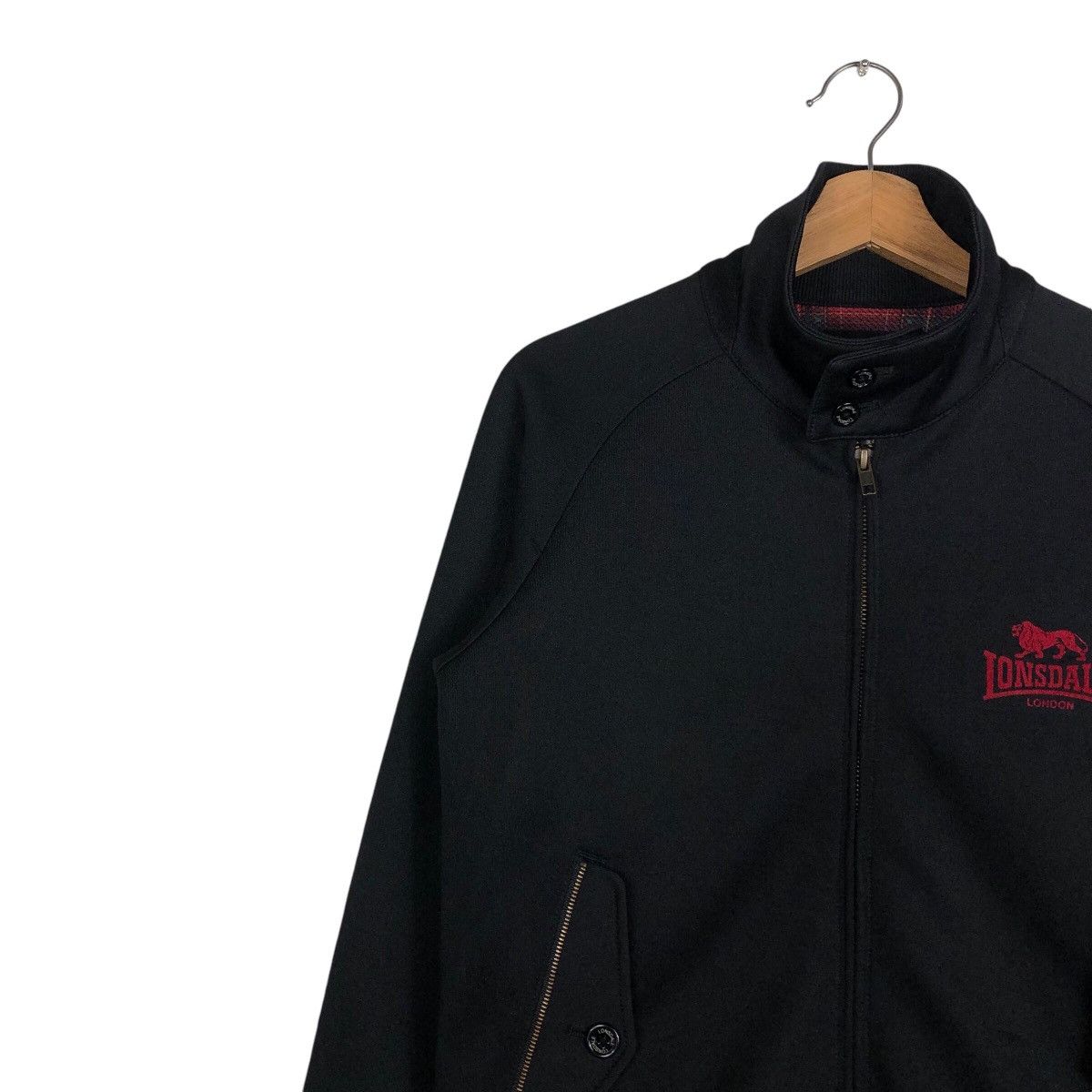 Japanese Brand 📌Vintage Bomber Jacket Biker Lonsdale London Big Logo Size US M / EU 48-50 / 2 - 8 Thumbnail