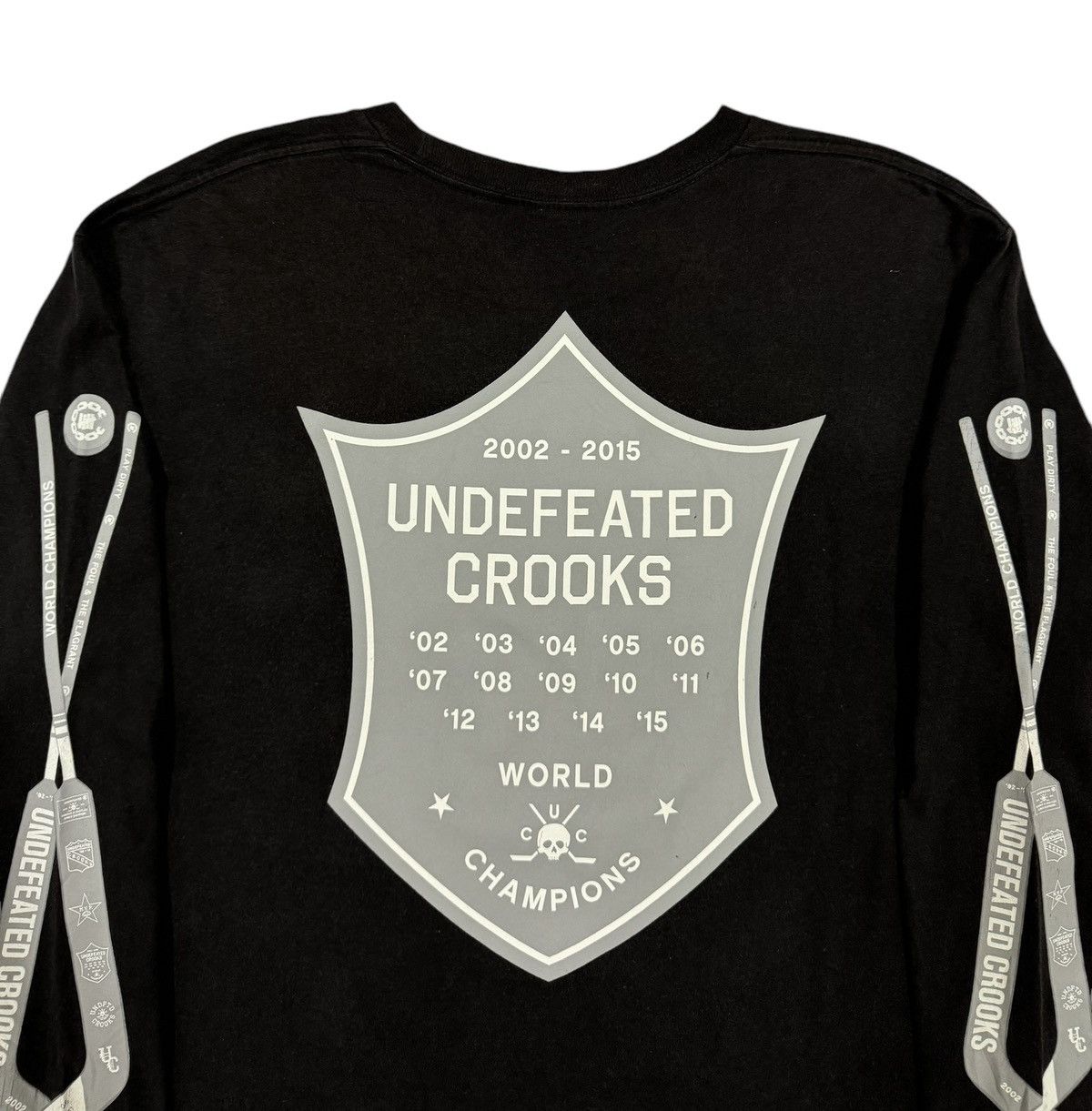 Crooks & Castles × Undefeated Undefeated X Crooks & Castle World Champions Hockey Ice Tee Size US M / EU 48-50 / 2 - 11 Thumbnail