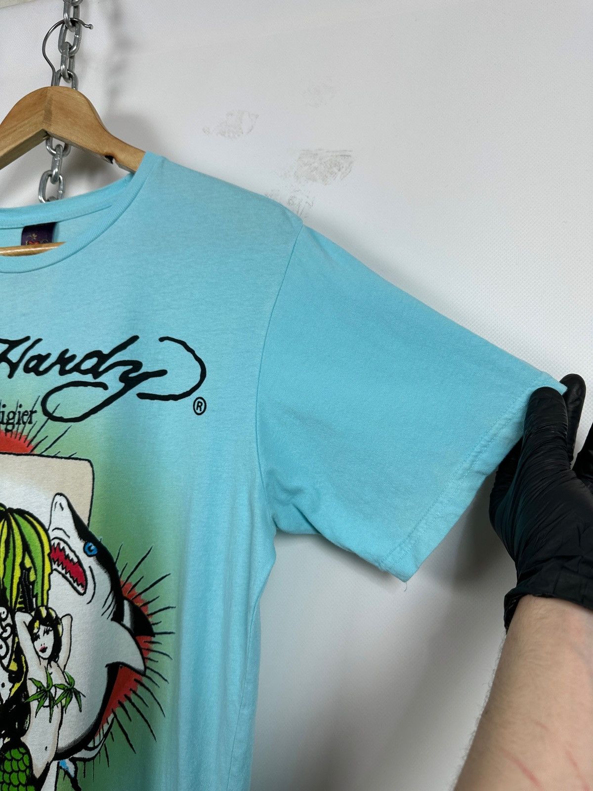 Vintage Ed Hardy by Christian Audigier Blue T-Shirt