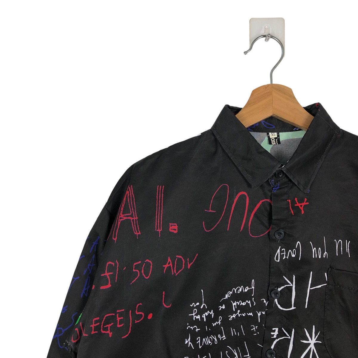 Japanese Brand 🔥COMME DES GARCONS INSPIRE DESIGN SHIRTS OVER PRINT Size US XL / EU 56 / 4 - 3 Thumbnail