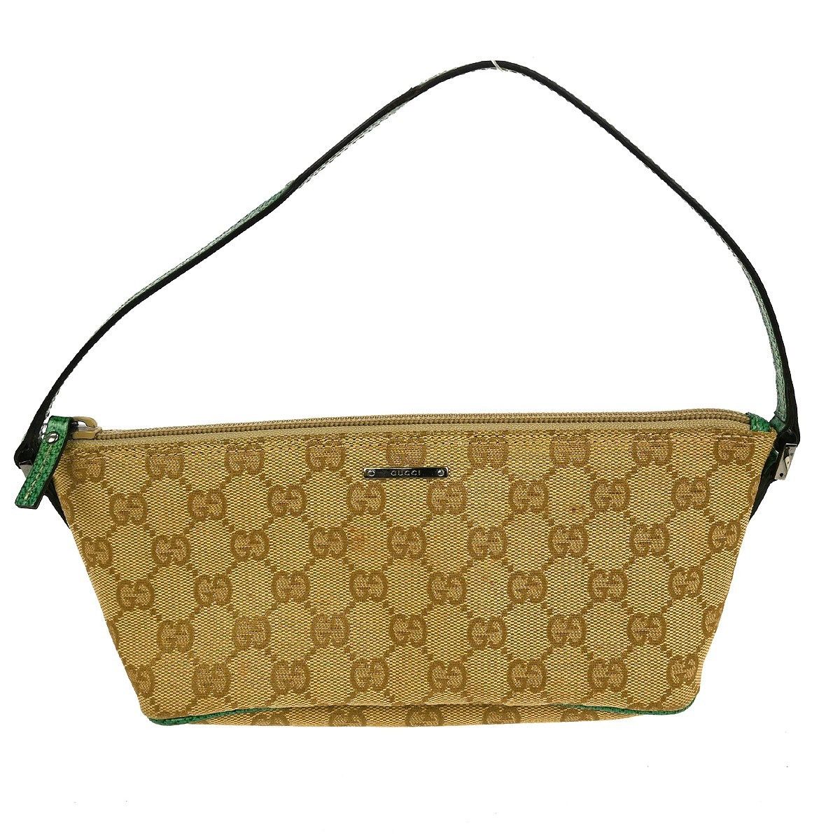 Gucci Gucci Vintage Boat Pochette GG Canvas Size ONE SIZE - 1 Thumbnail