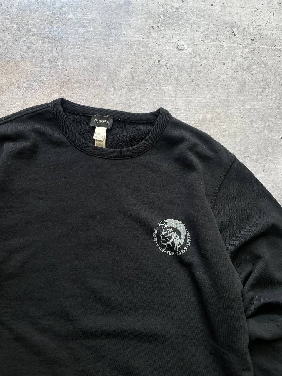 Diesel × Japanese Brand × Vintage Vintage Diesel Mini Logo Sweatshirt Y2K Size US L / EU 52-54 / 3 - 4 Thumbnail