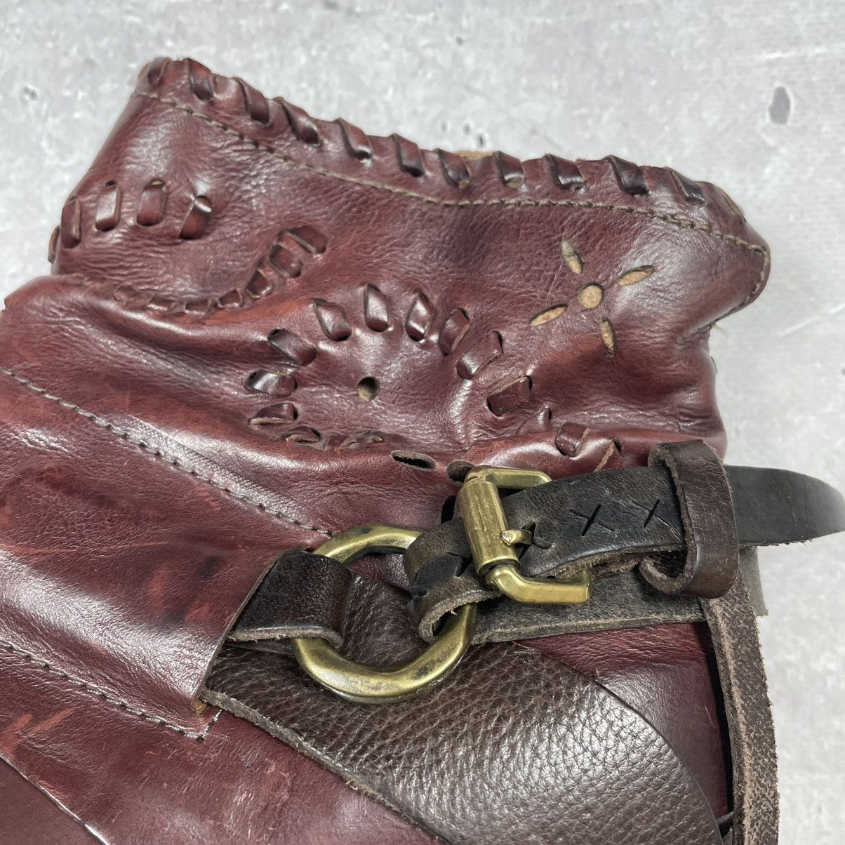 A.S.98 × If Six Was Nine × Japanese Brand 90s Vintage Leather Cowboy Leather Boots A.s. 98 shoes Size US 7 / IT 37 - 4 Thumbnail