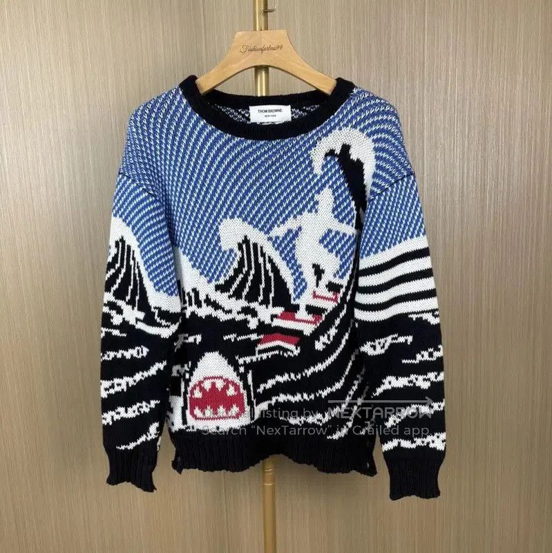 Thom Browne Thom Browne Colorful Wool Sweater for Women . Size S / US 4 / IT 40 - 1 Thumbnail