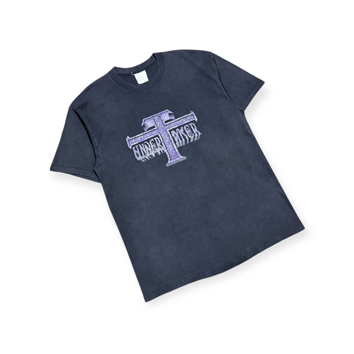 WWF Vtg🔥1998 UnderTaker Wwf The Lord Of Darkness Promo Tee Size US L / EU 52-54 / 3 - 5 Thumbnail
