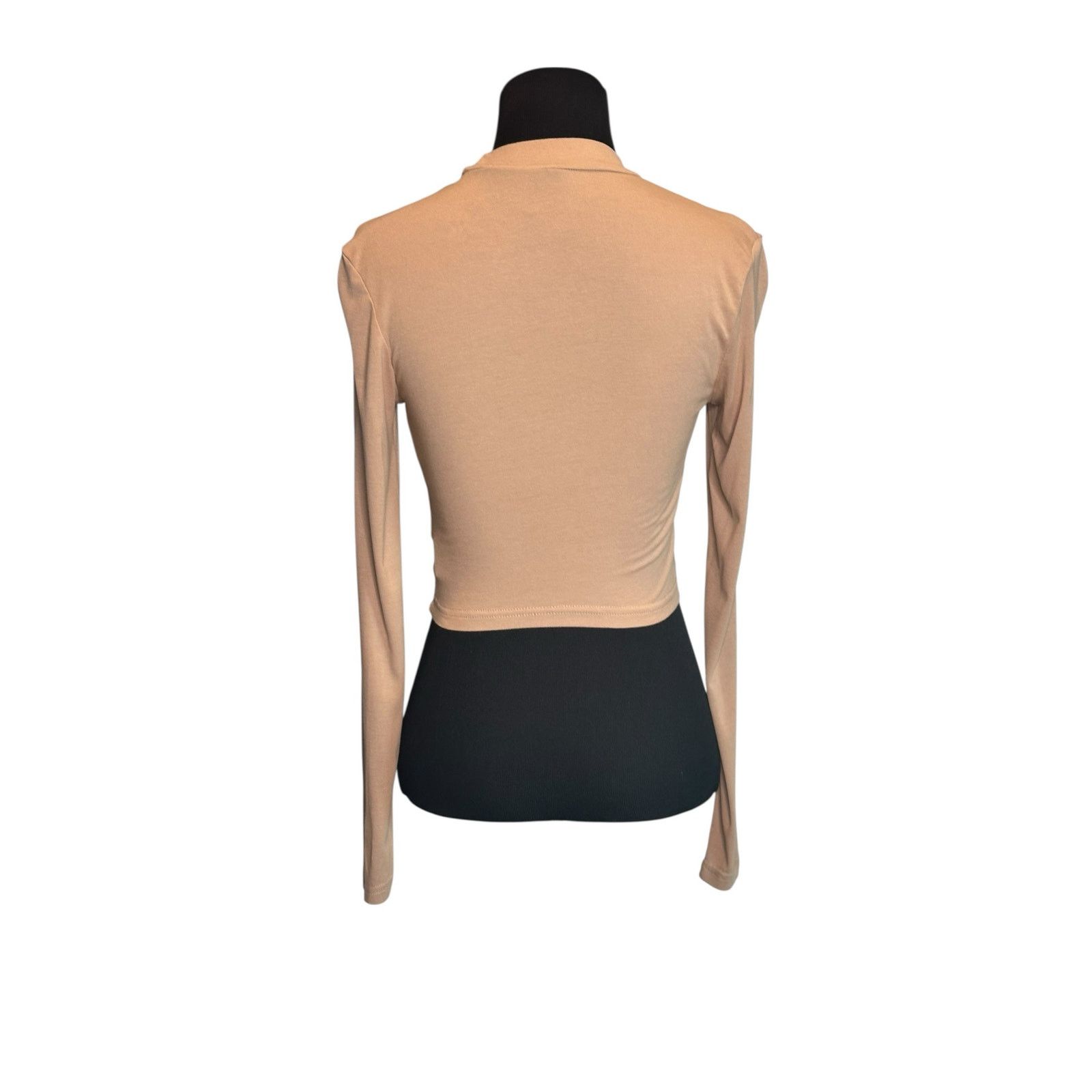 Shein Shein beige long sleeves t shirt top size Small Size S / US 4 / IT 40 - 12 Thumbnail