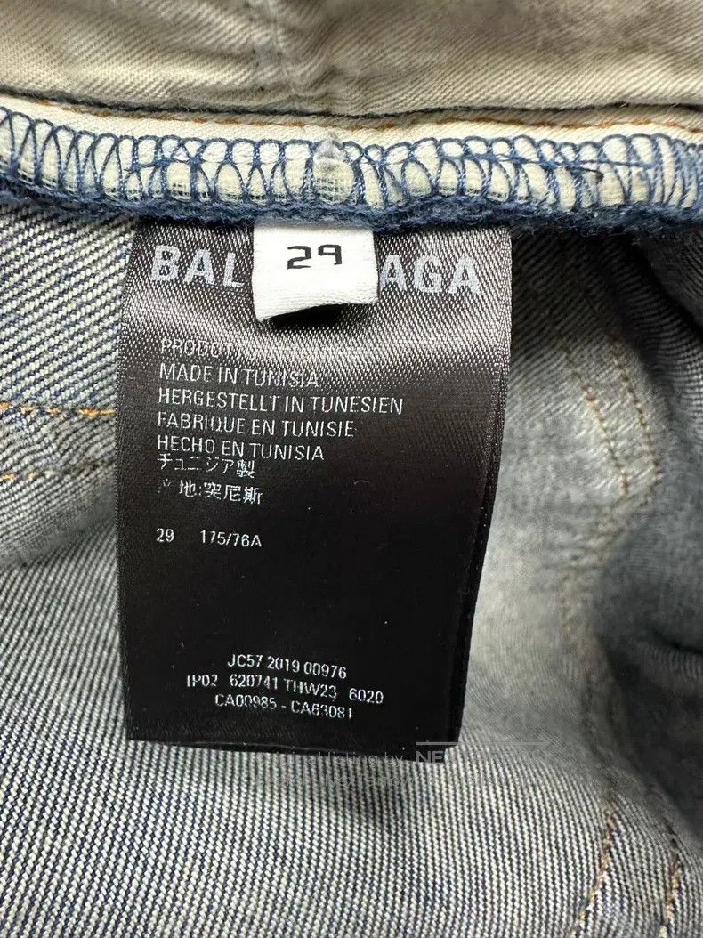 Balenciaga Balenciaga Straight Leg Jeans Size US 29 - 4 Thumbnail