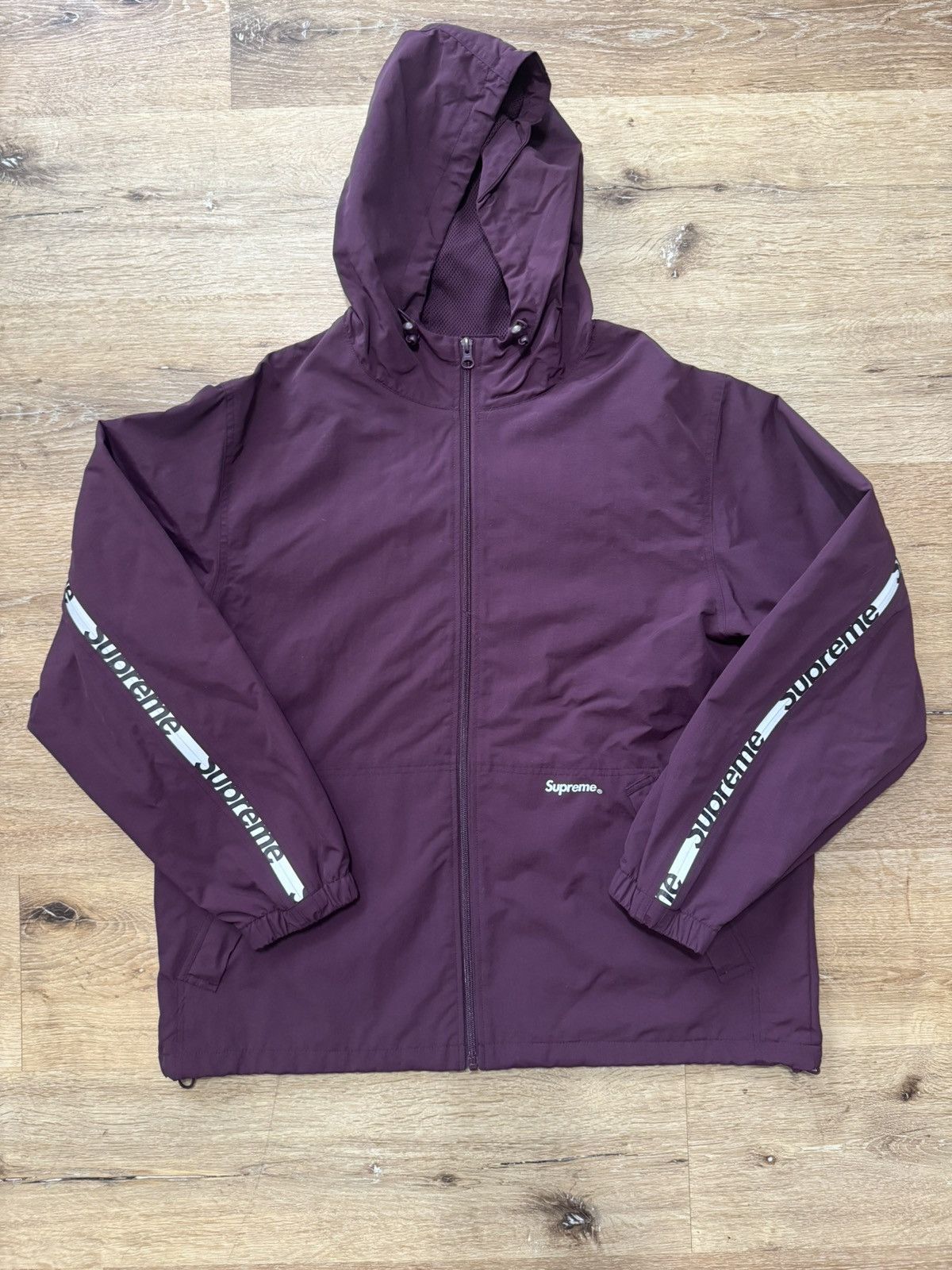 Supreme Reflective Zip Hooded Jacket SS21
