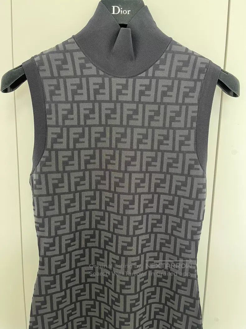 Fendi Fendi All-over Printed Dress Size XS / US 0-2 / IT 36-38 - 2 Thumbnail