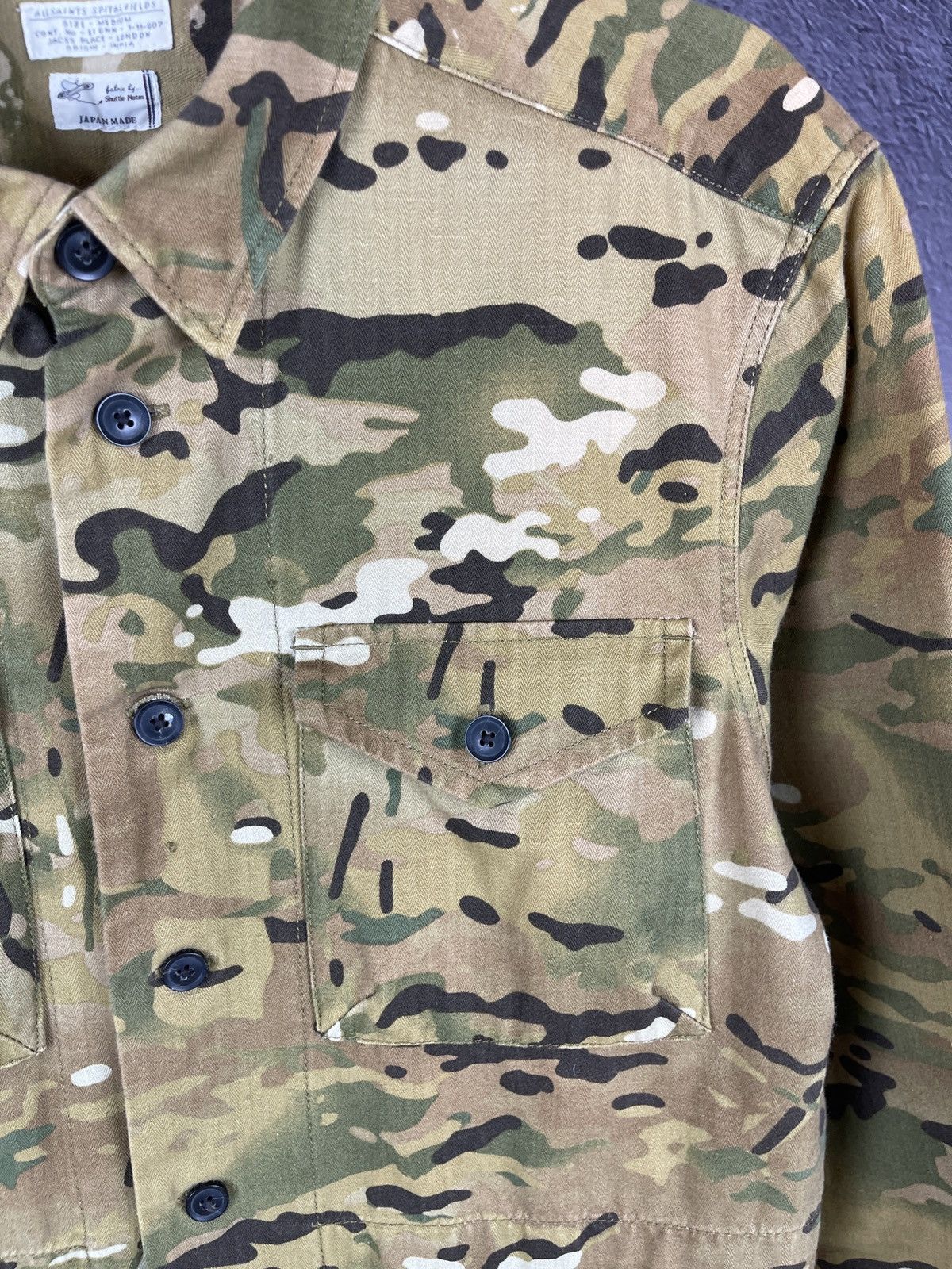 Allsaints Allsaints Ernesto LS shirt military utility overshirt Size US M / EU 48-50 / 2 - 10 Thumbnail