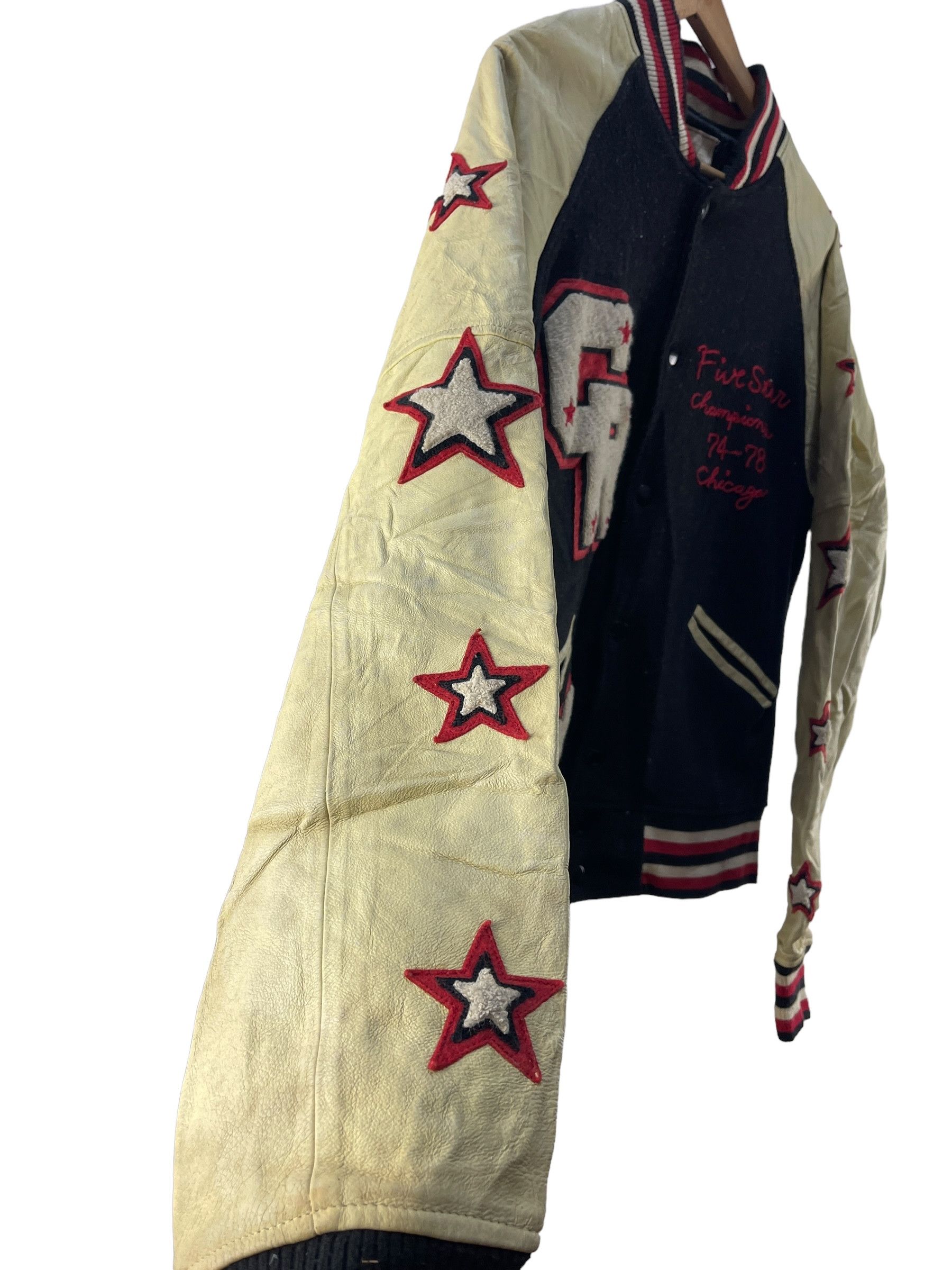Other Vintage Houston Sportswear Eastern Maine Varsity Jacket Size US L / EU 52-54 / 3 - 10 Thumbnail