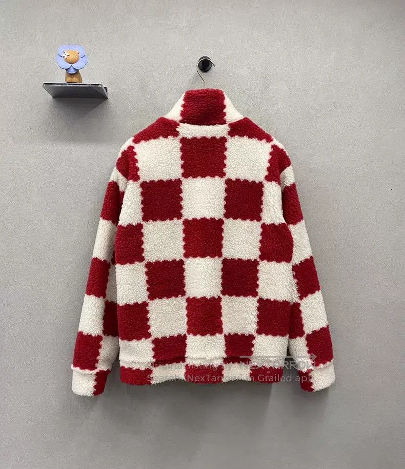 Louis Vuitton Louis Vuitton Nigo2 Signature Red and White Checker Lambsw Size US XL / EU 56 / 4 - 2 Thumbnail