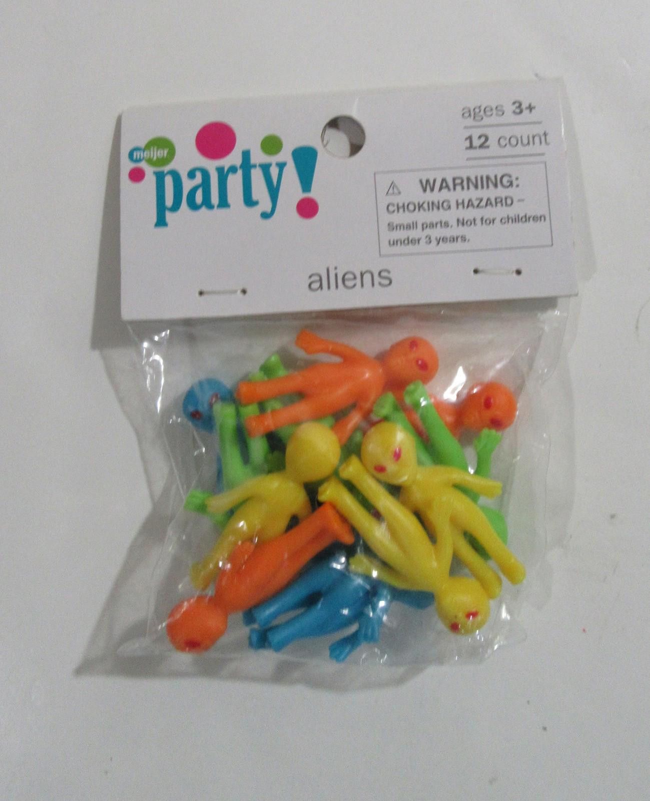 Other Meijer Pack of 12 Toy Alien UFO Action Figures Multicolor Size ONE SIZE - 1 Thumbnail