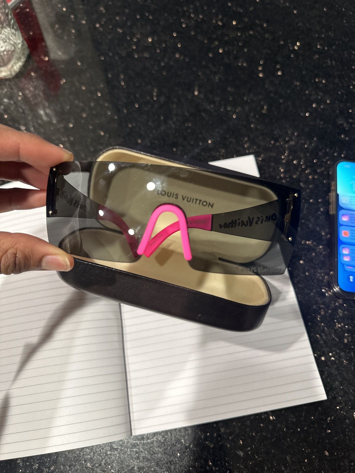 Louis Vuitton × Marc Jacobs × Stephen Sprouse Louis Vuitton x Stephen Sprouse Rare graffiti sunglasses Size ONE SIZE - 6 Thumbnail
