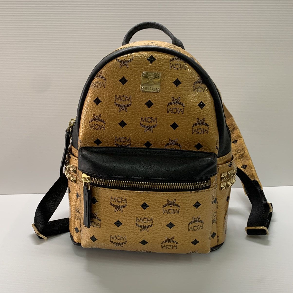 MCM MCM Monogram Medium Backpack Limted Bag Size ONE SIZE - 1 Thumbnail