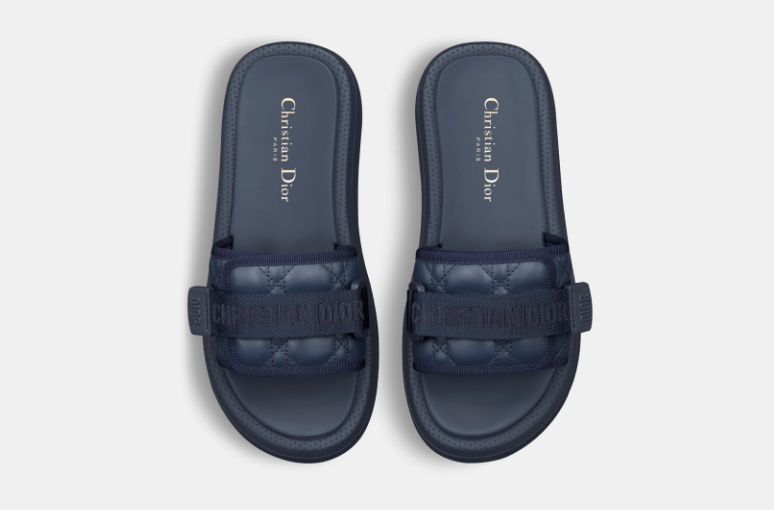 Dior o1w1db10725 KCO041 Evolution Slides in Deep Blue Size US 7 / IT 37 - 3 Thumbnail