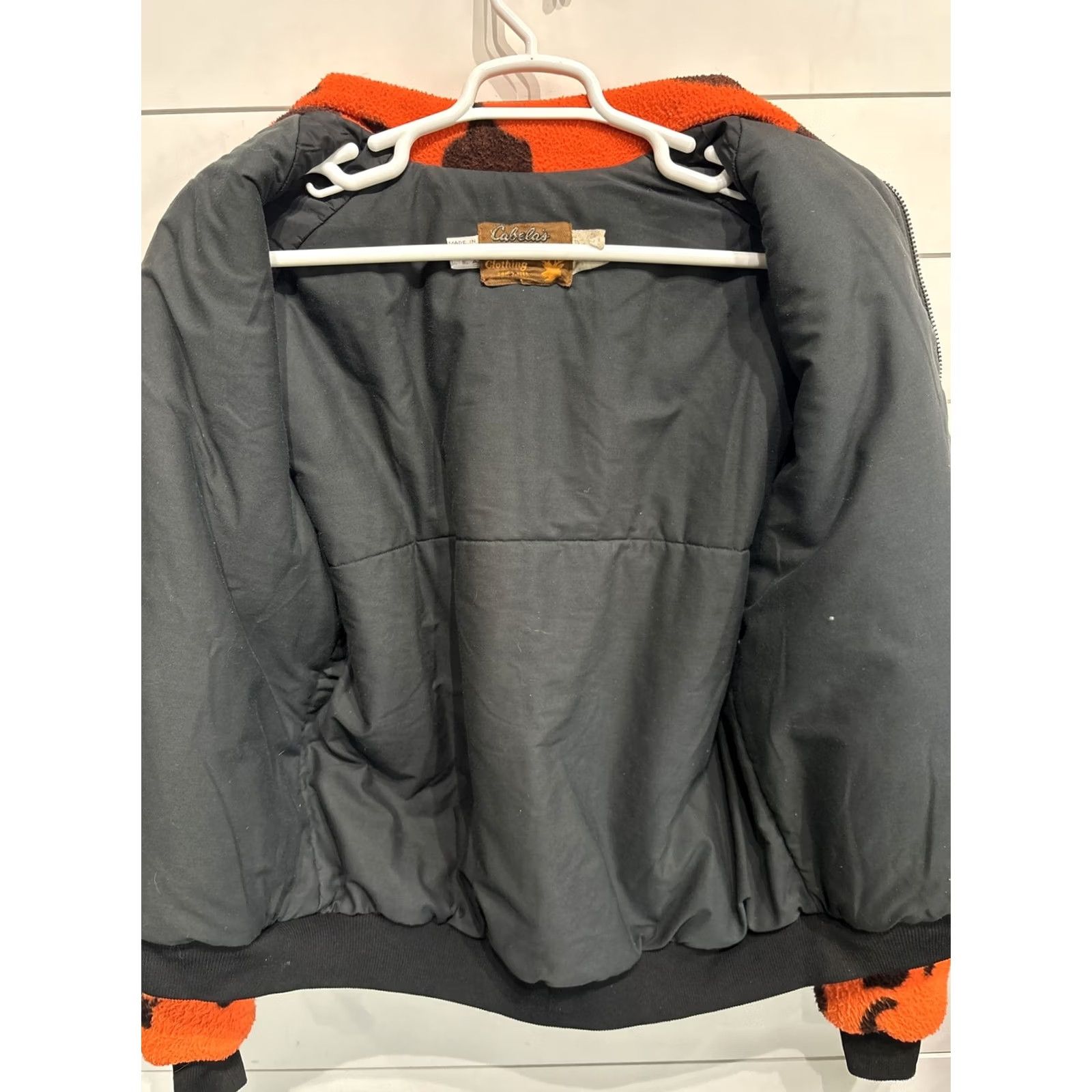 Vintage VINTAGE Cabela's Jacket Mens 2XL Orange Camouflage Fleece Insulated HUNTING Jacket Size US XXL / EU 58 / 5 - 7 Thumbnail
