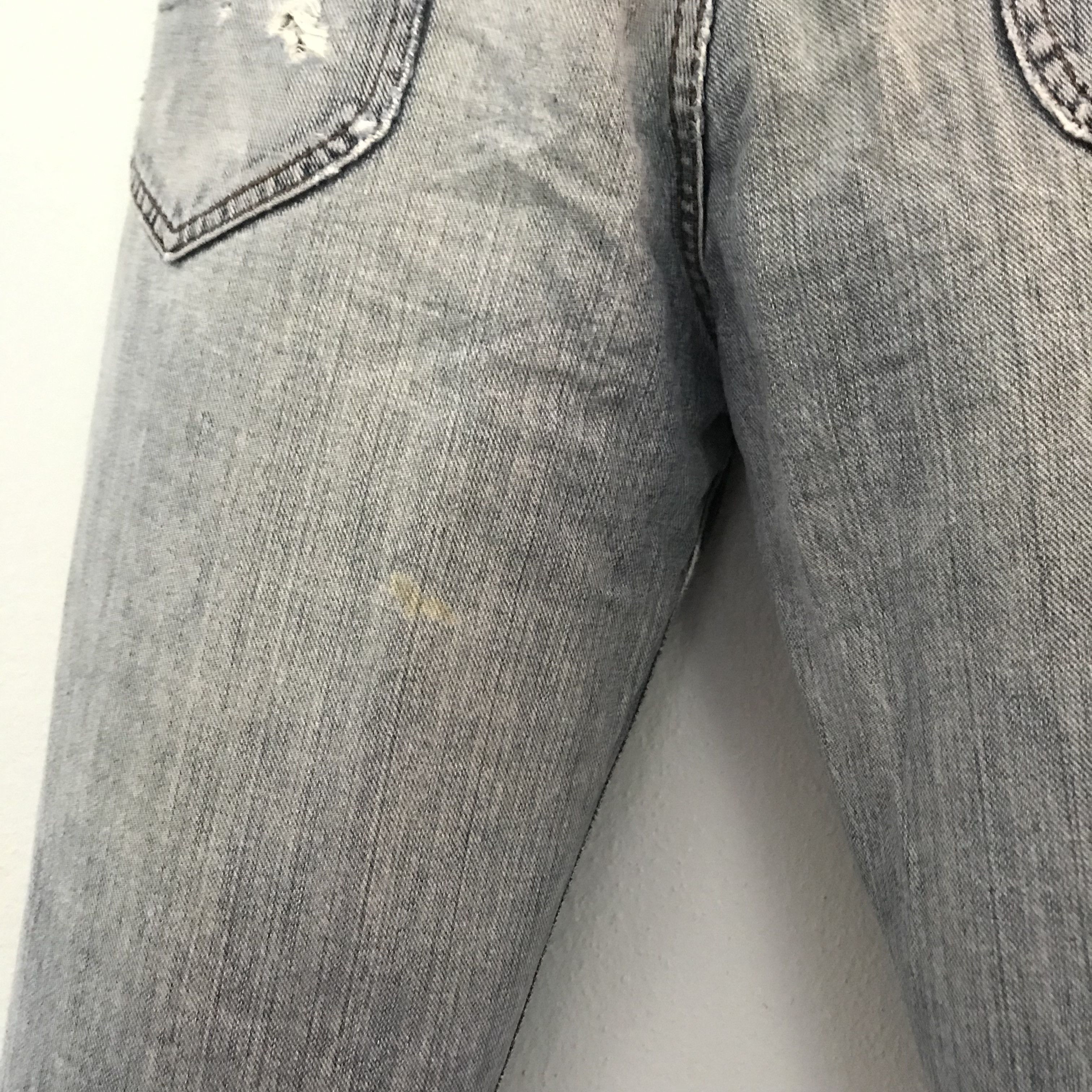 Lee Vintage 90s Lee Light Wash Faded Blue Straigh Flare Size US 29 - 12 Thumbnail