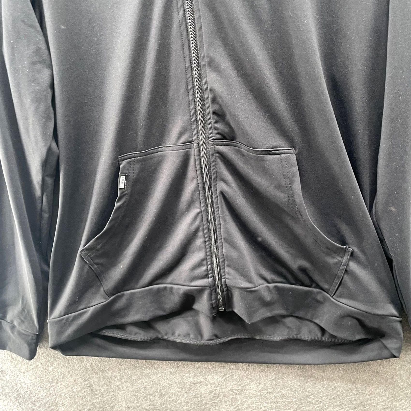 Vintage Barbell Apparel Full Zip Hoodie Mens XL Black Solid Workout Gym Active Athletic Size US XL / EU 56 / 4 - 4 Thumbnail