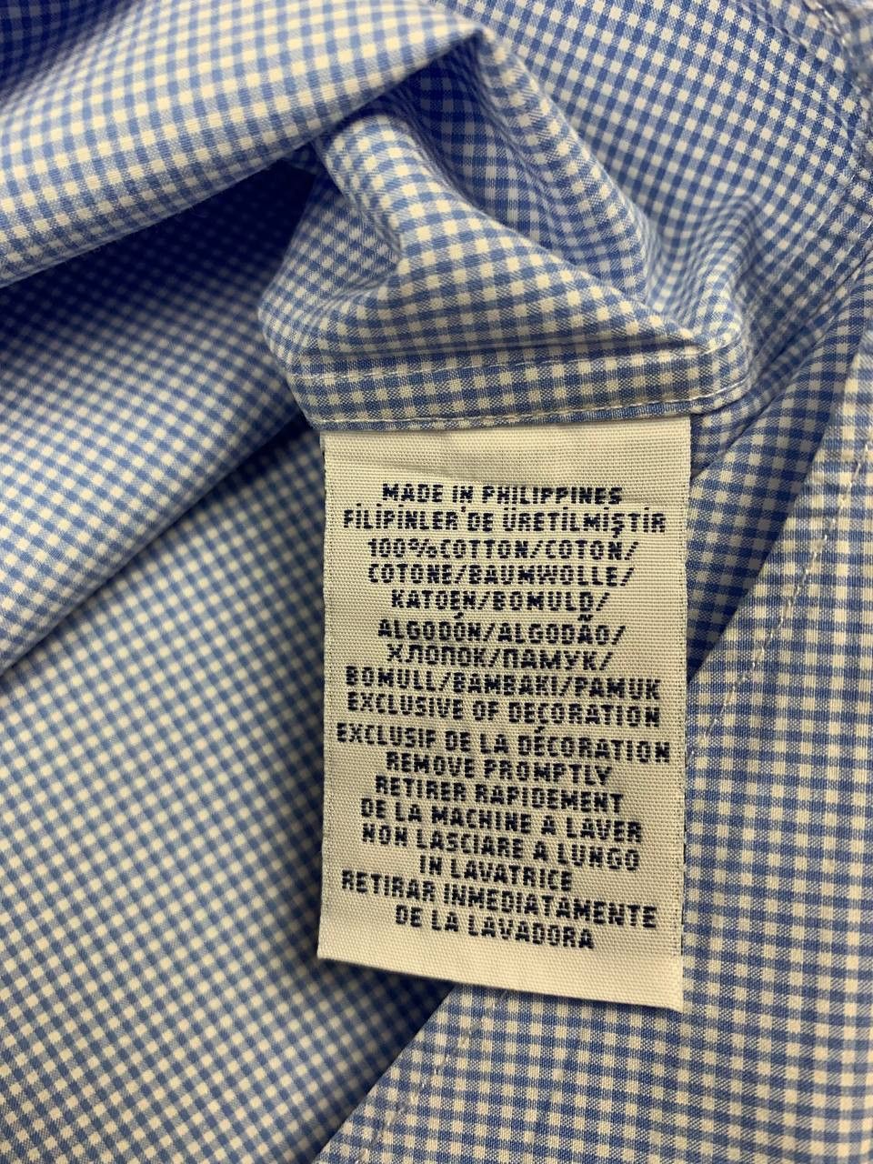 Polo Ralph Lauren Polo Ralph Lauren Men's Shirt Light Blue Gingham Size US L / EU 52-54 / 3 - 19 Thumbnail