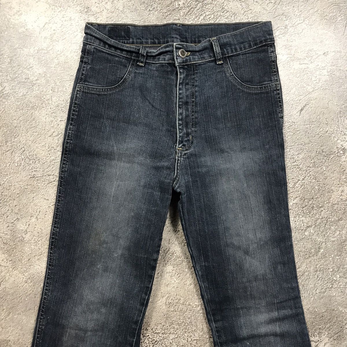 Vintage Vintage 90s Distressed Baggy Wide Leg Jeans Grunge Thrashed Size 27" / US 4 / IT 40 - 3 Thumbnail