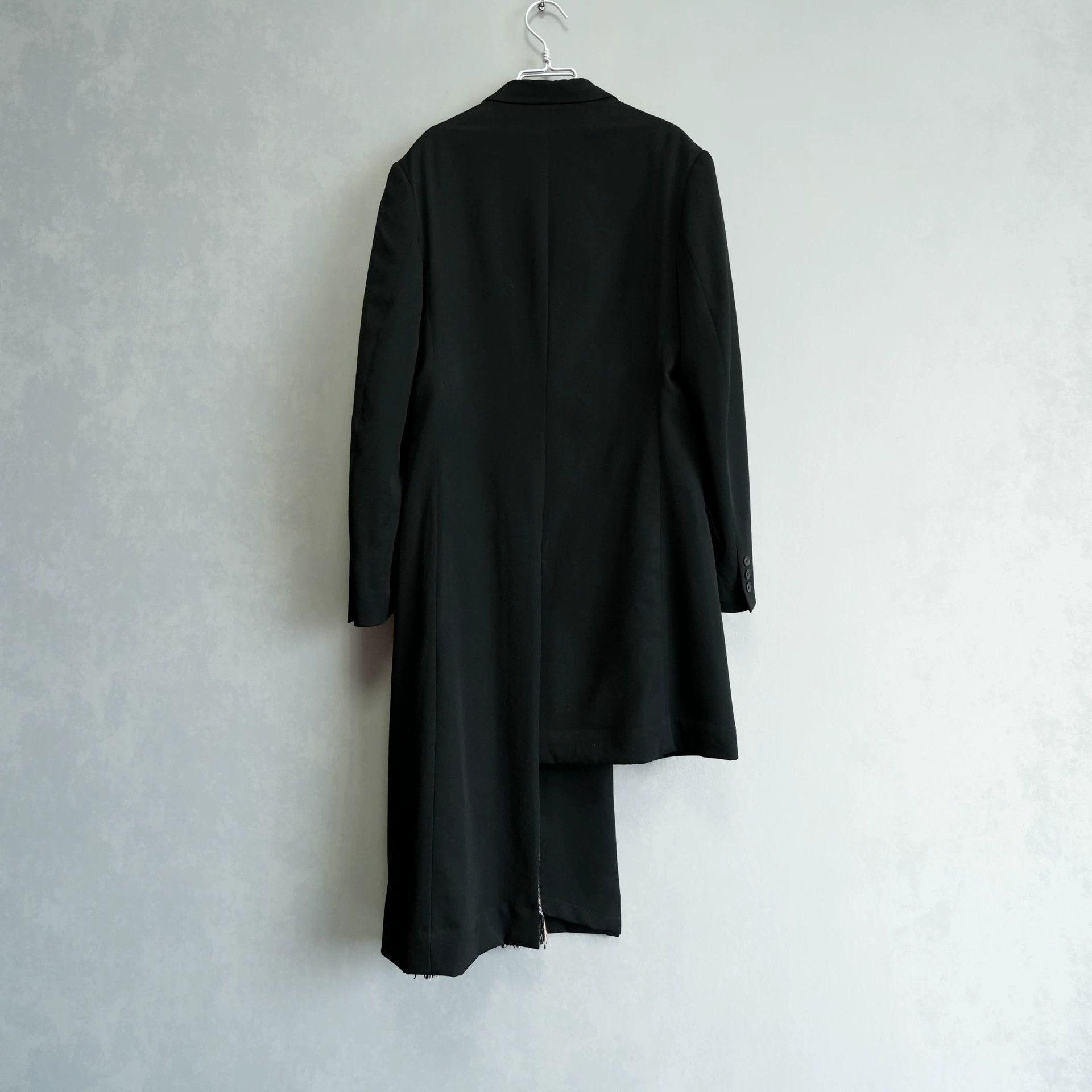 Yohji Yamamoto Yohji Yamamoto 20AW Double-Faced Check Fringe Coat 2-4 Size US M / EU 48-50 / 2 - 2 Thumbnail