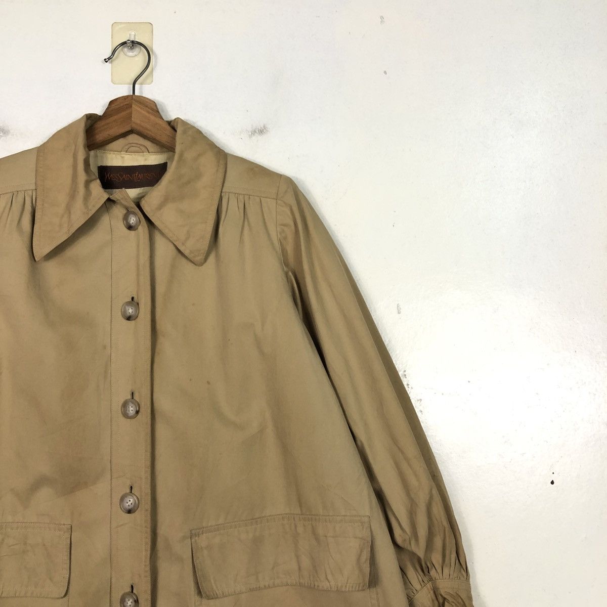 Yves Saint Laurent Vintage Long Jacket Button Yves Saint Laurent Size US M / EU 48-50 / 2 - 9 Thumbnail