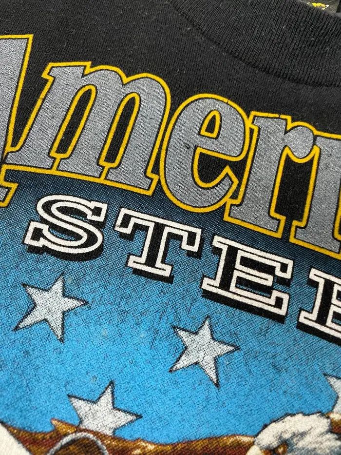 Harley Davidson Vintage Harley Davidson 3D Emblem American Steel 1993 Tee Size US XL / EU 56 / 4 - 5 Thumbnail