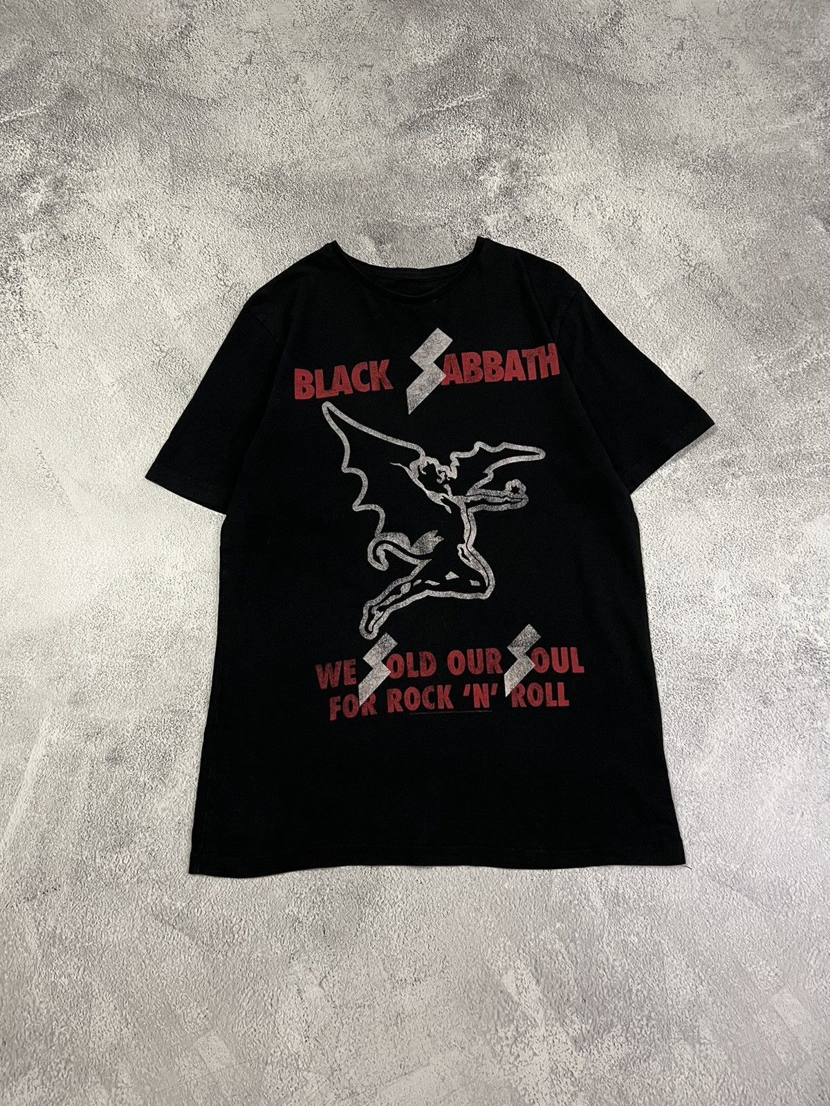 Band Tees × Black Sabbath × Vintage Black Sabbath We sold our soul T-shirt 2012 Y2K Size US M / EU 48-50 / 2 - 3 Thumbnail