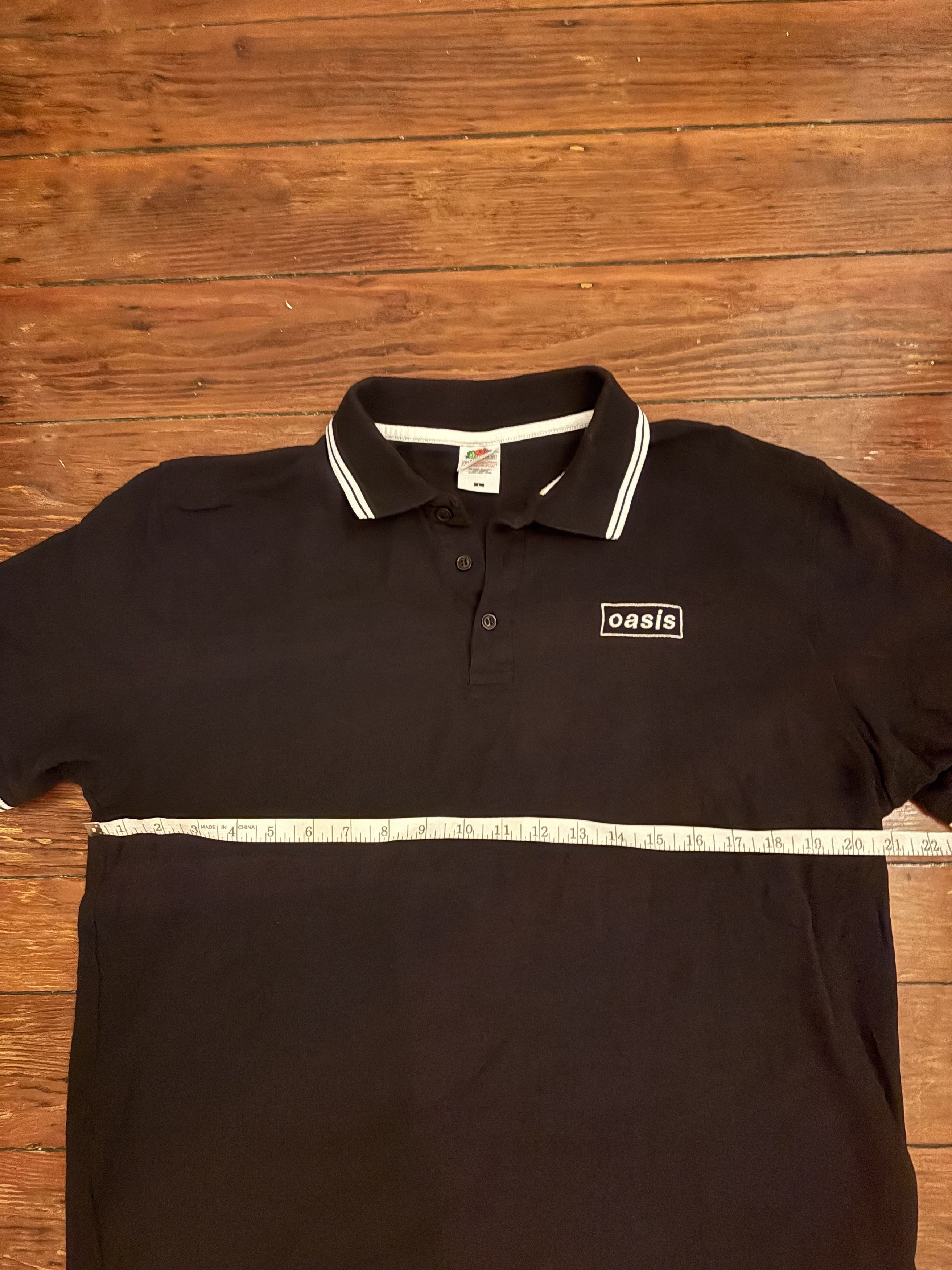 Fruit Of The Loom Oasis band tour polo vintage authentic reunion britpop Size US L / EU 52-54 / 3 - 4 Thumbnail