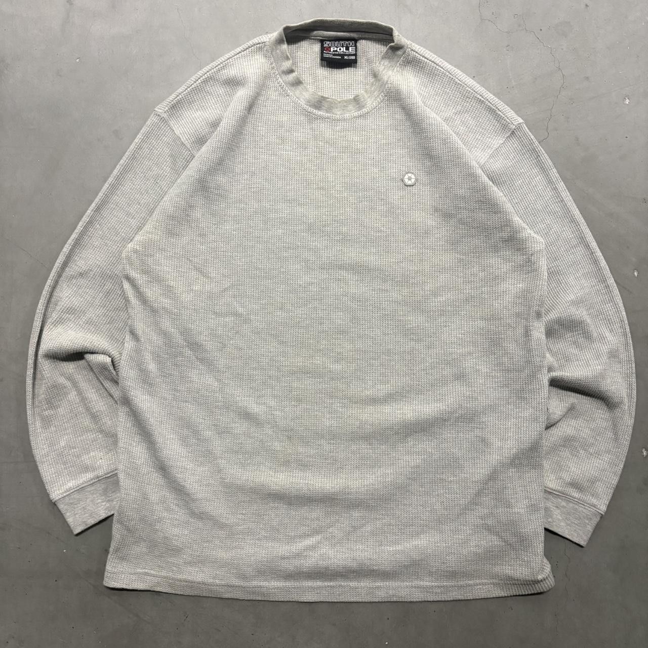 Southpole Crazy Vintage Y2K/2000s SouthPole Grey Thermal Long Sleeve Shirt! Size US XL / EU 56 / 4 - 1 Thumbnail