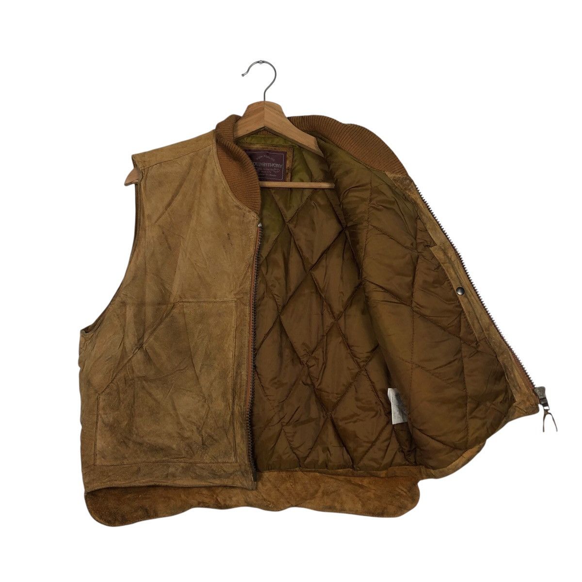 Japanese Brand 📌Vintage Utility Vest Leather Loldanthony Issey Miyake Size US M / EU 48-50 / 2 - 12 Thumbnail
