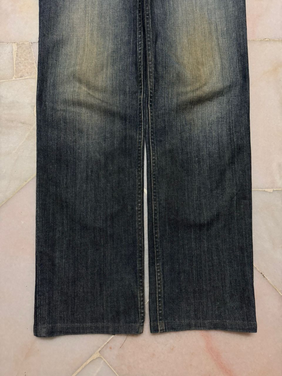 Lanvin 💥Insane💥 90s Lanvin Collection Rusty Sick Mudwash Dark Jean Size US 32 / EU 48 - 9 Thumbnail