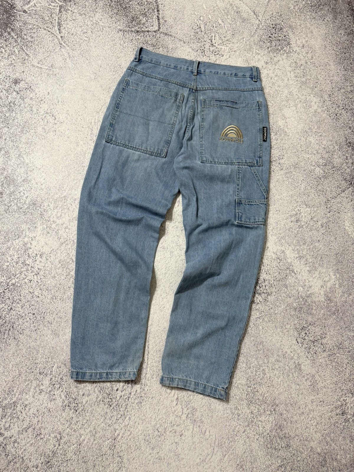 JNCO × Southpole Crazy Vintage Y2K Southpole Baggy Jeans Skater RAP JNCO Size US 34 / EU 50 - 6 Thumbnail