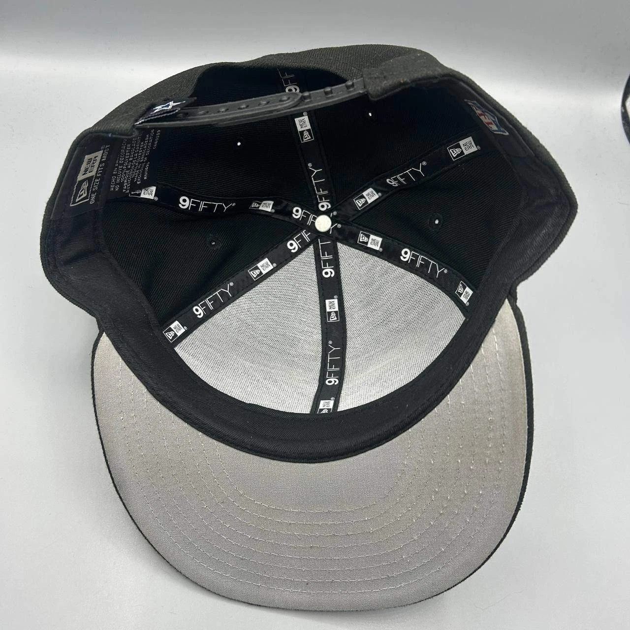 New Era Dallas Cowboys Hat Men Black Gray Embroidered Snap Back Cap Size ONE SIZE - 2 Thumbnail